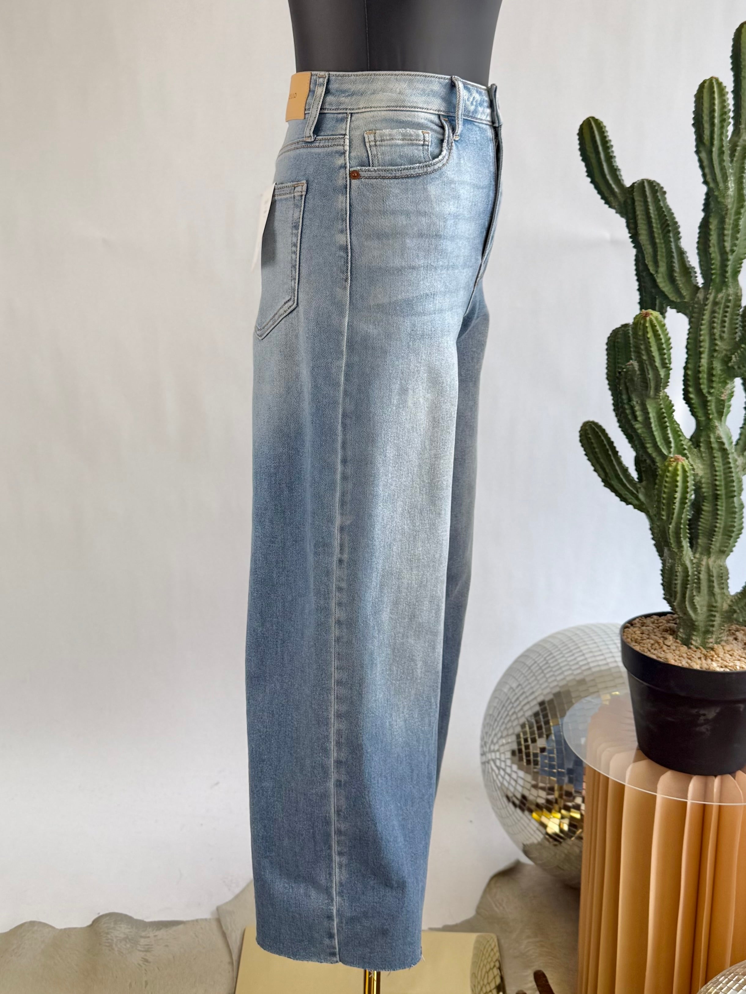 The Blue Sky Wide Leg Jeans