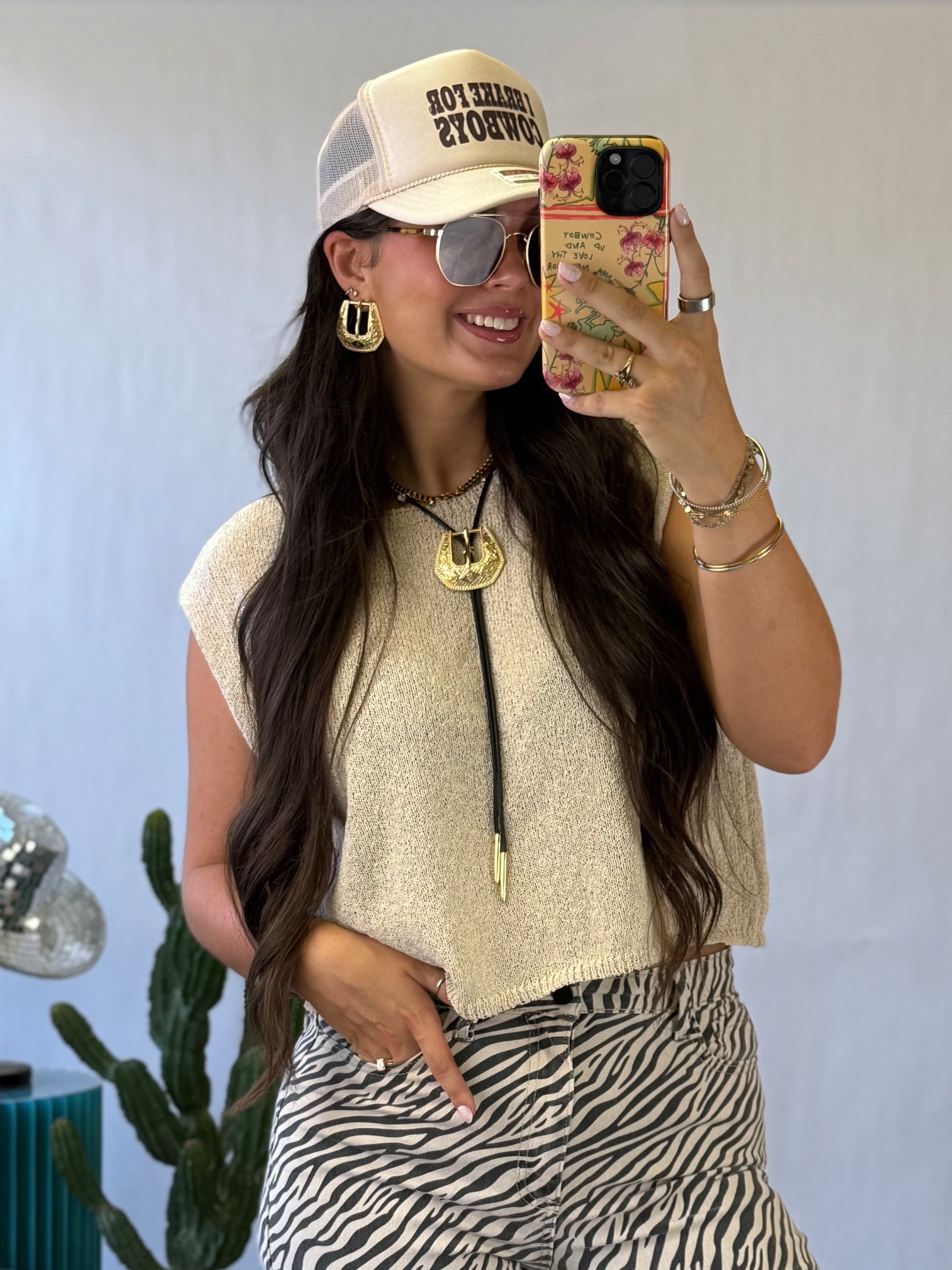 The Oat Knit Sleeveless Sweater