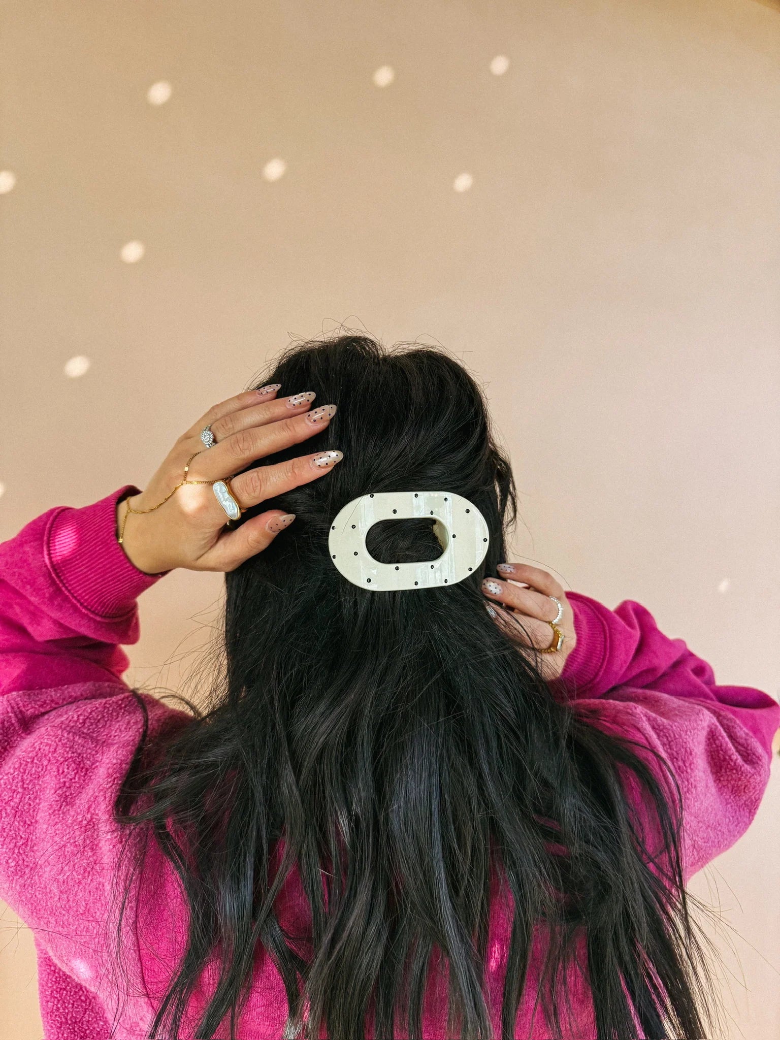The Polka Dot Hair Clip
