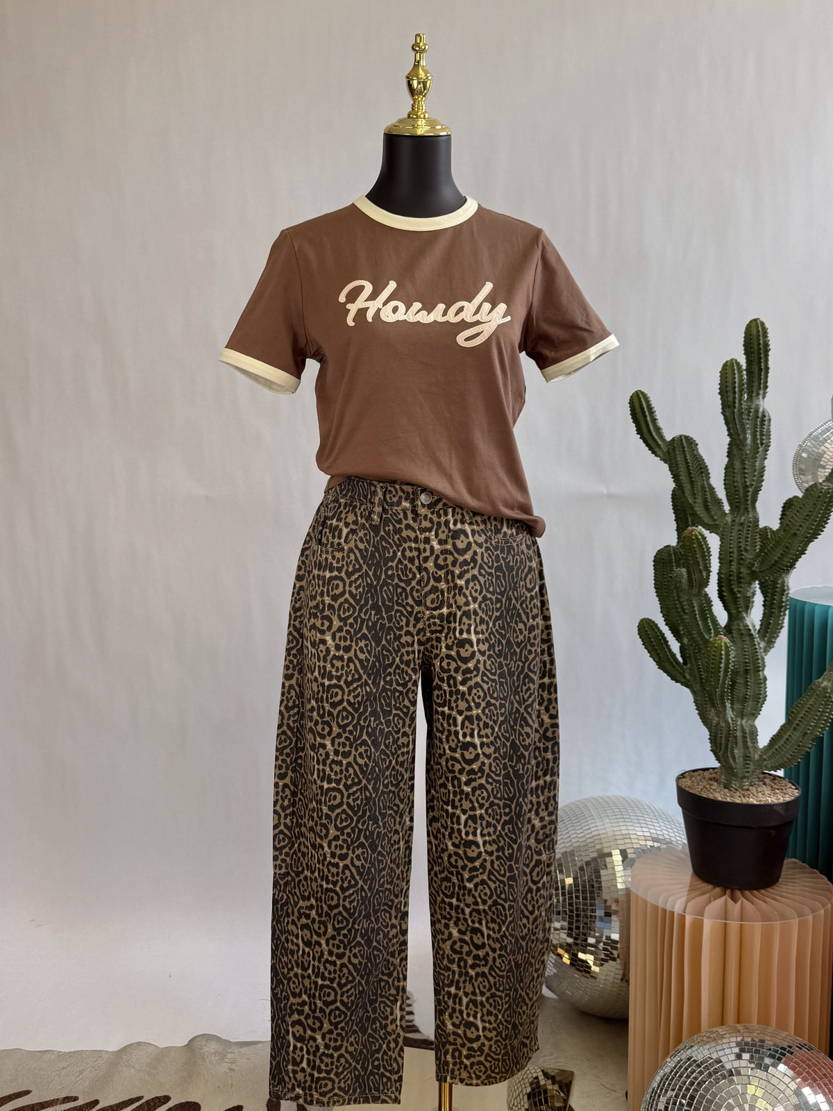 The Howdy Darling Ringer Tee