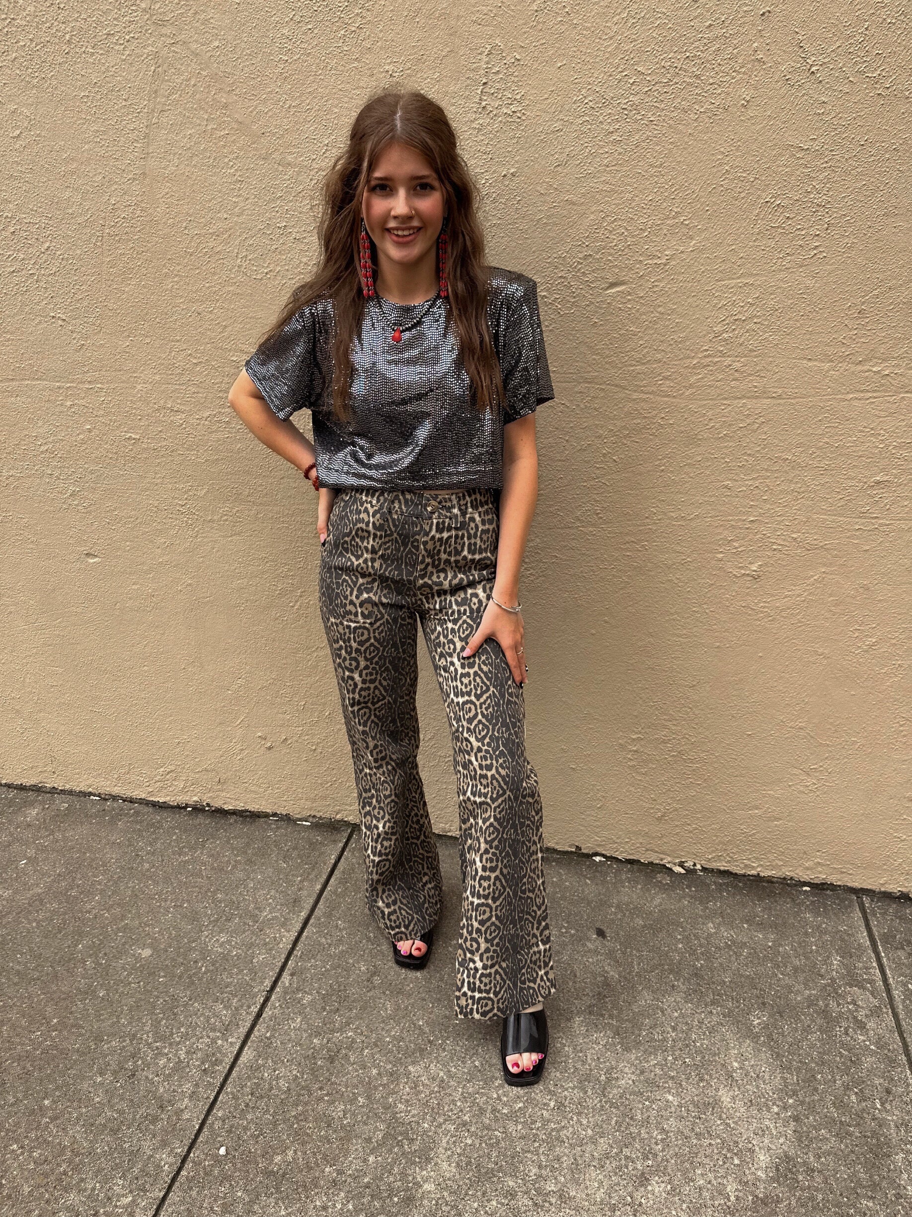 The Stage Coach Leopard Jeans