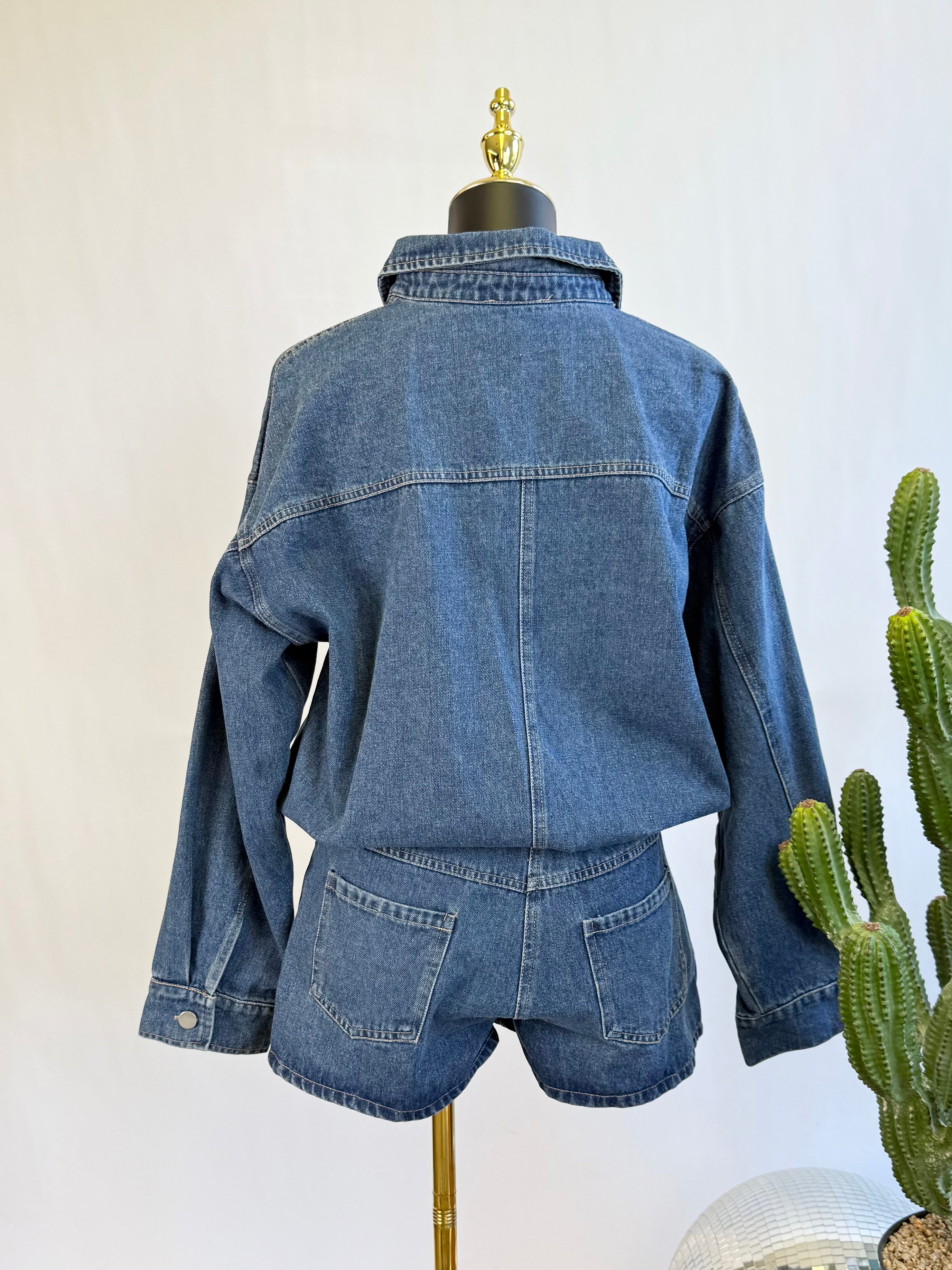The Denim Weekend Romper