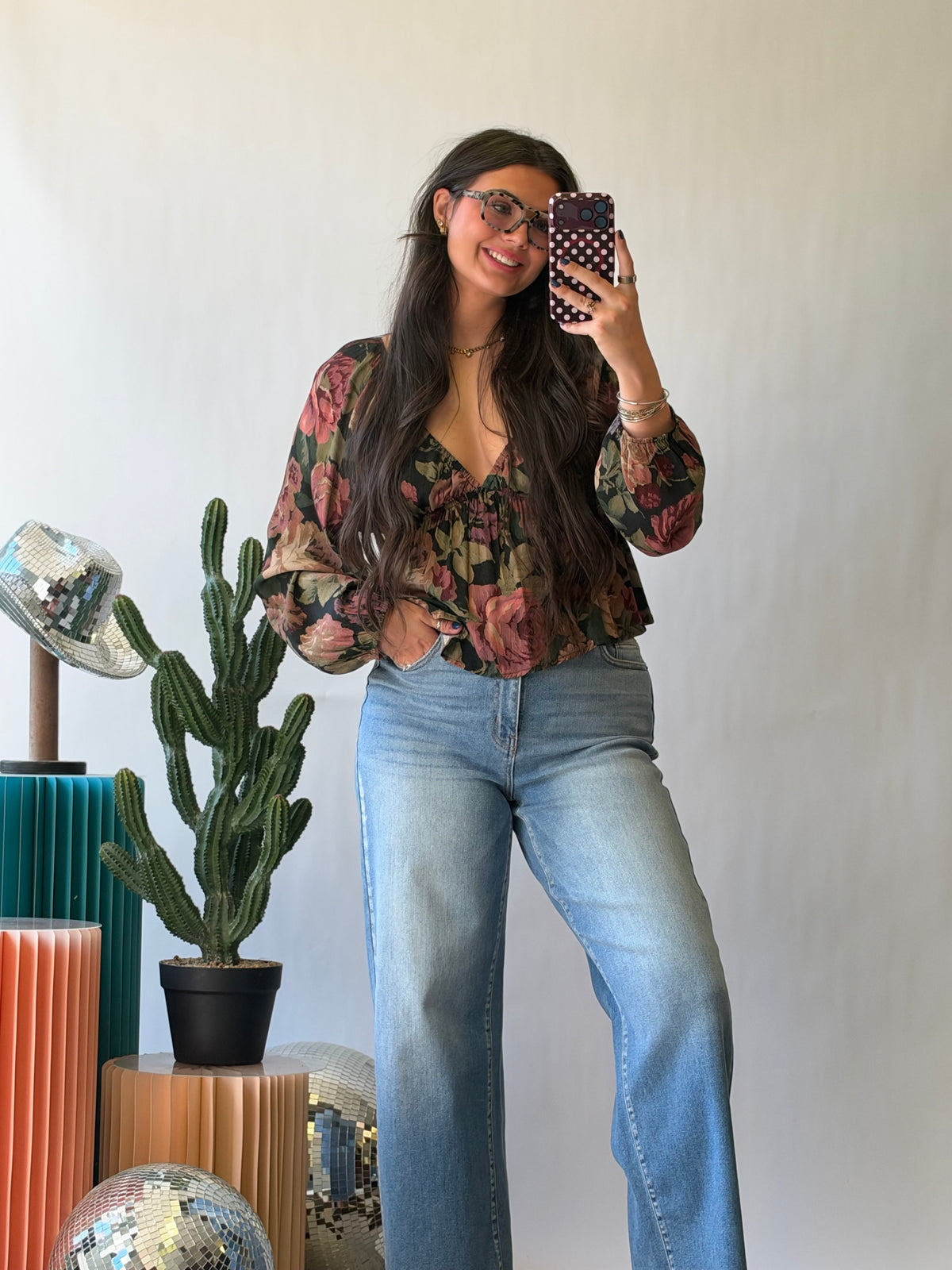 The Autumn Muse Floral Top