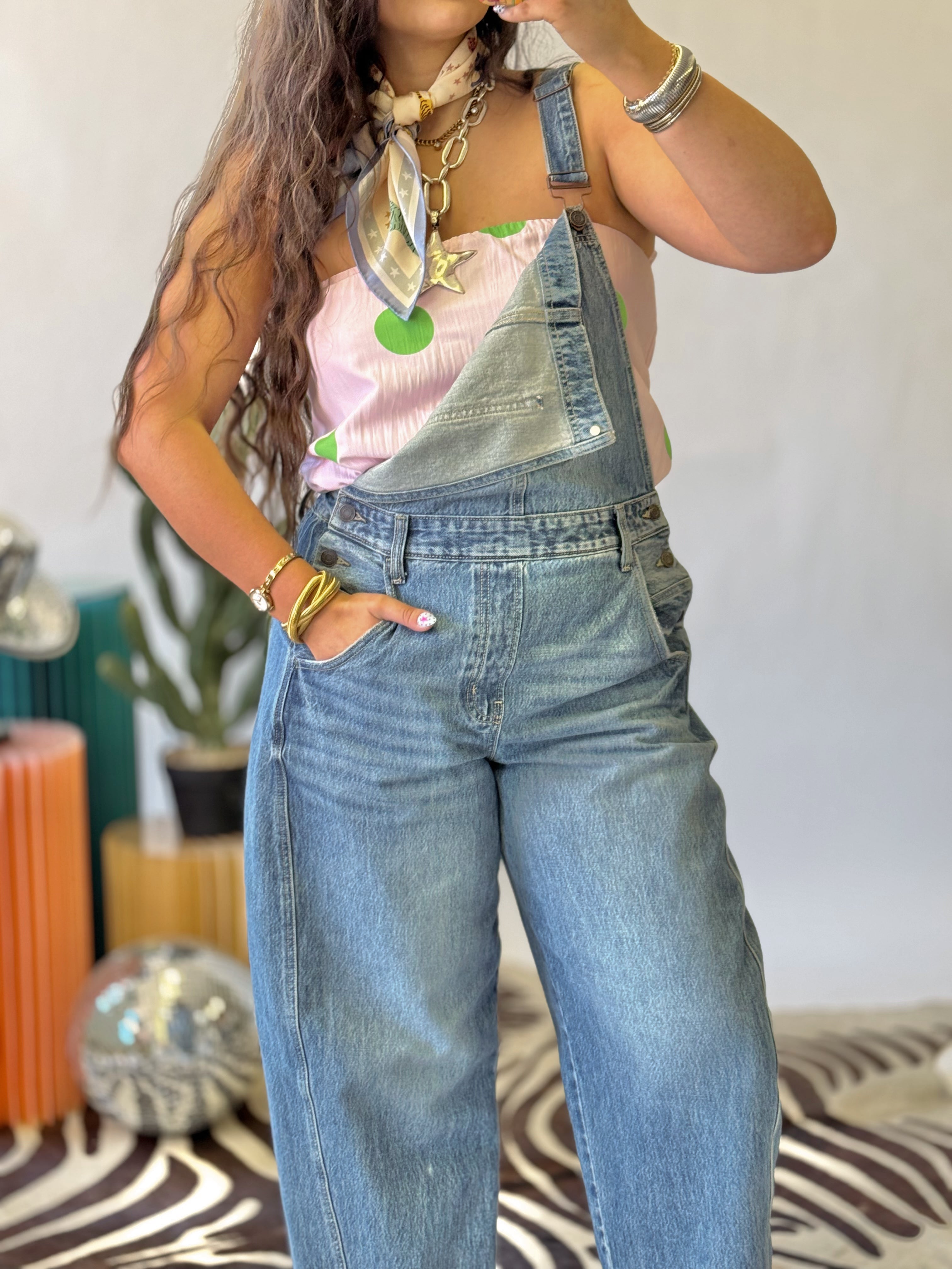 The Meadow Muse Barrel Overalls