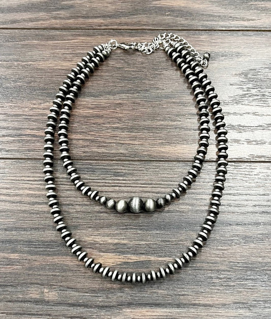 The Rondelle Handmade Navajo Bead Necklace