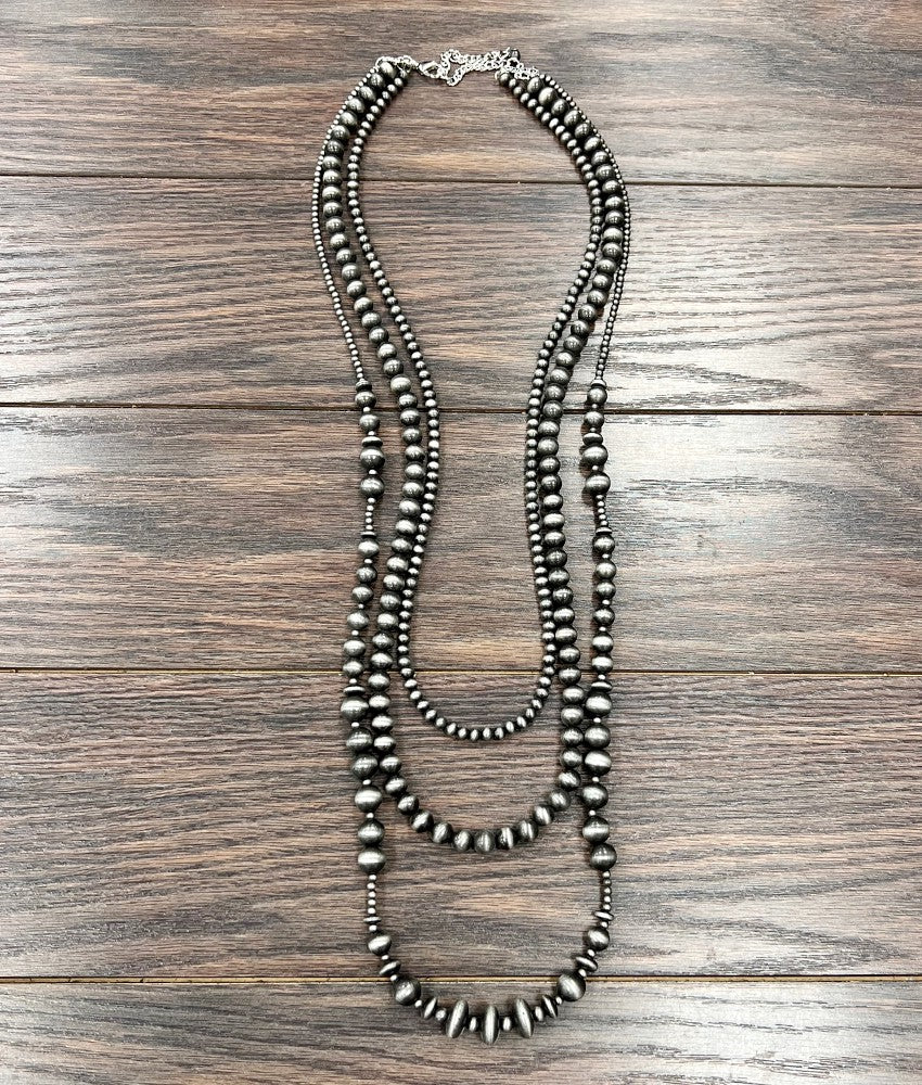 The Kiya Handmade Navajo Bead Necklace