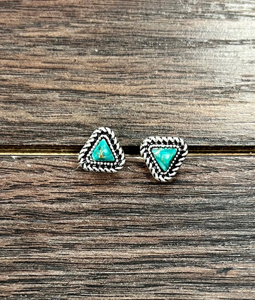 The Lina Gemstone Stud Earrings