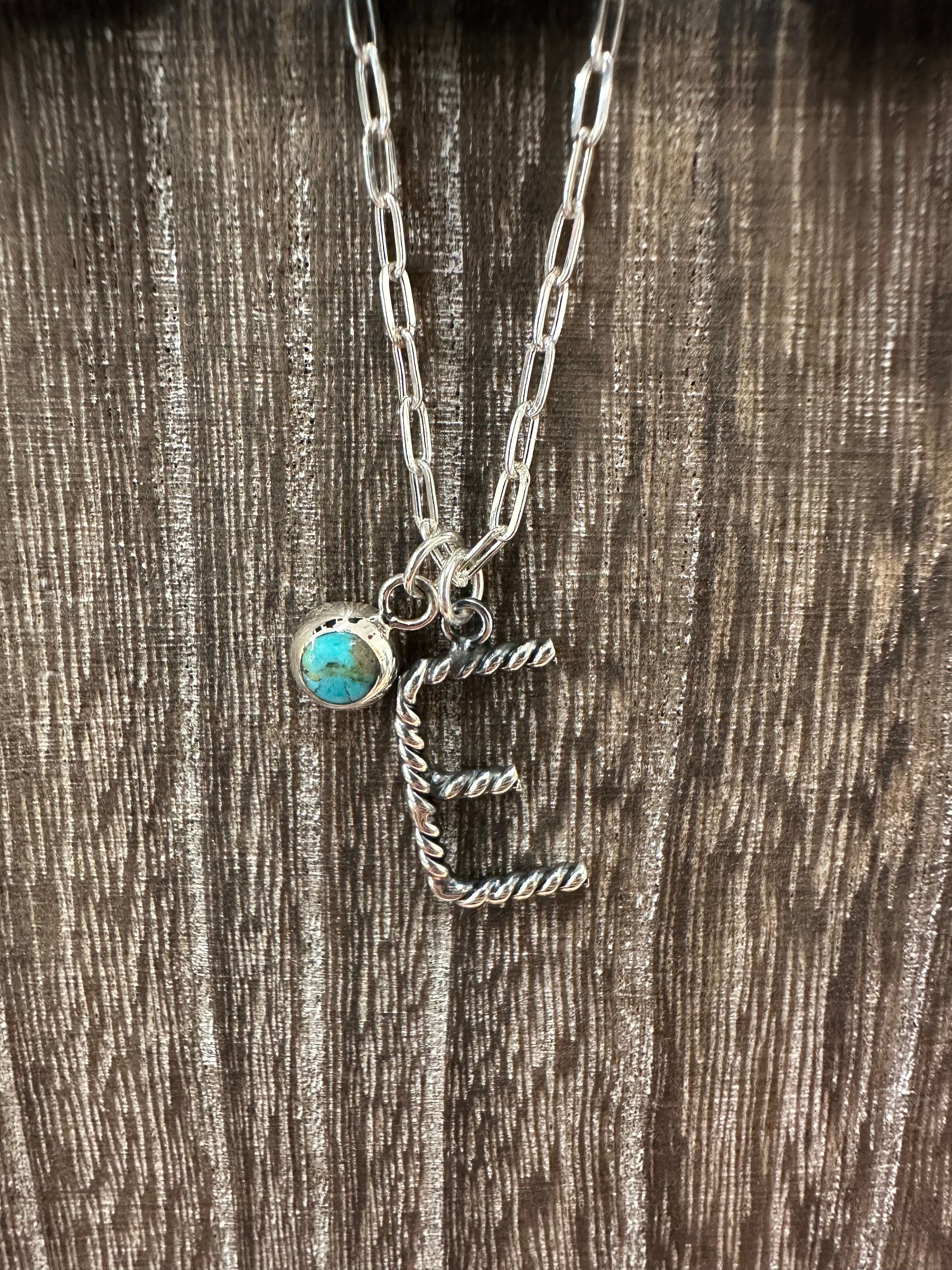 The Gone Ropin' Initial Necklace