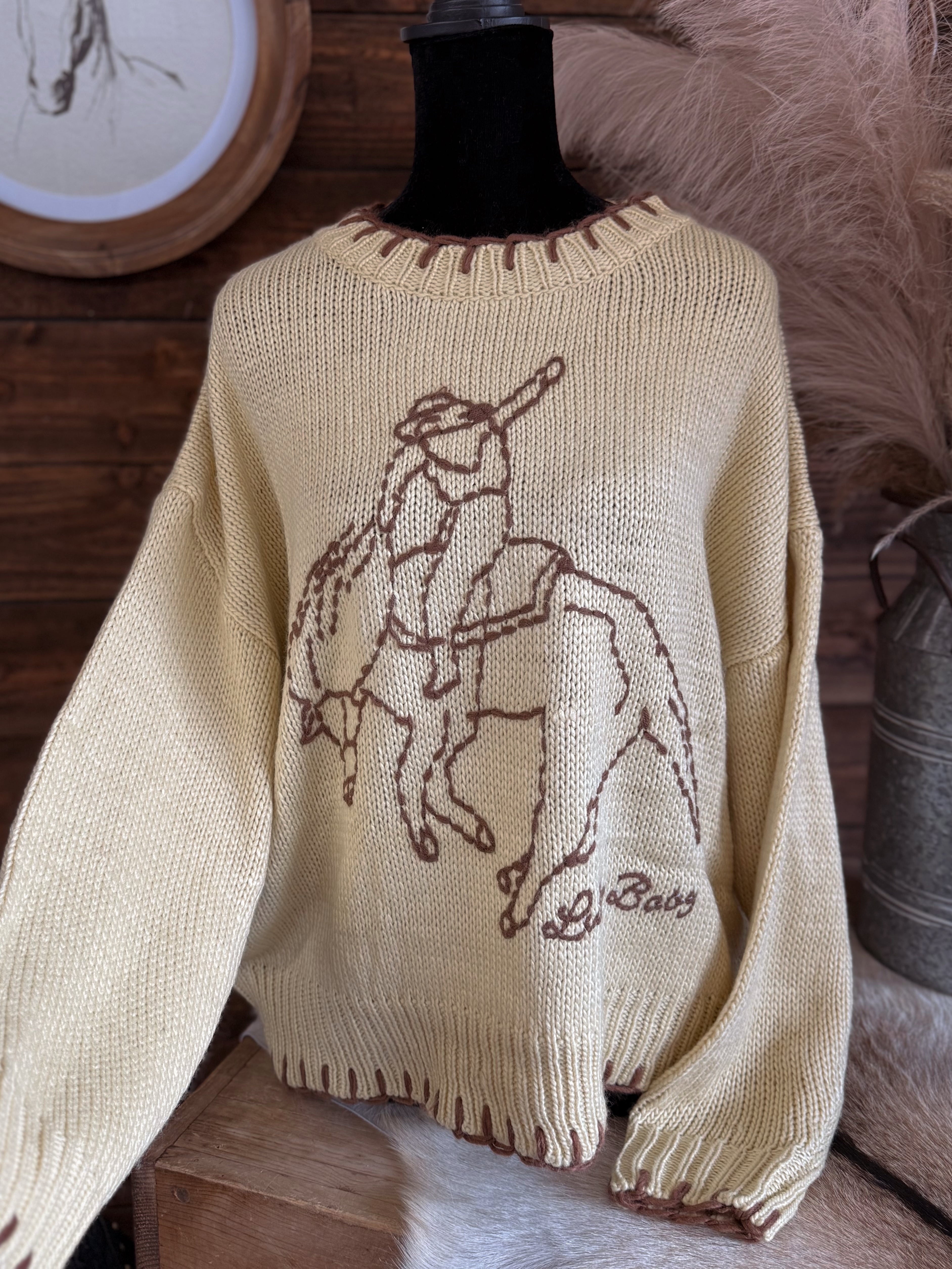 The Buckin Bronc Sweater