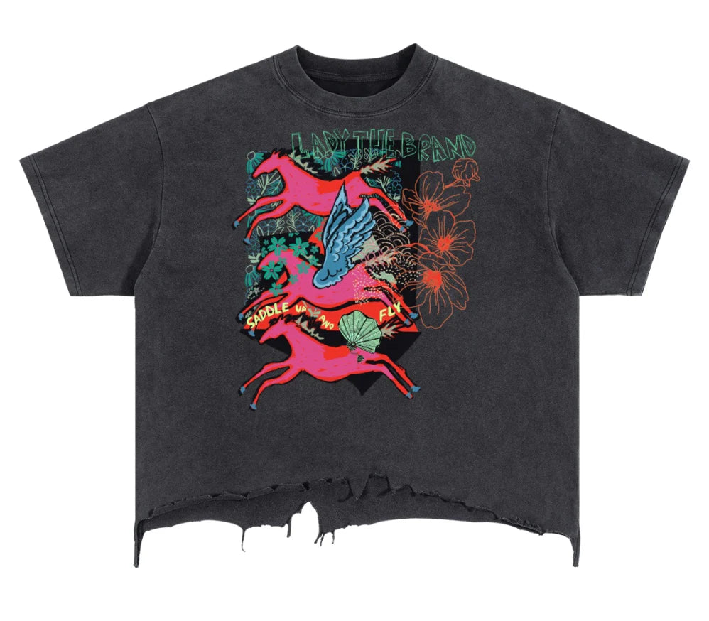 The Saddle Up & Fly Tee