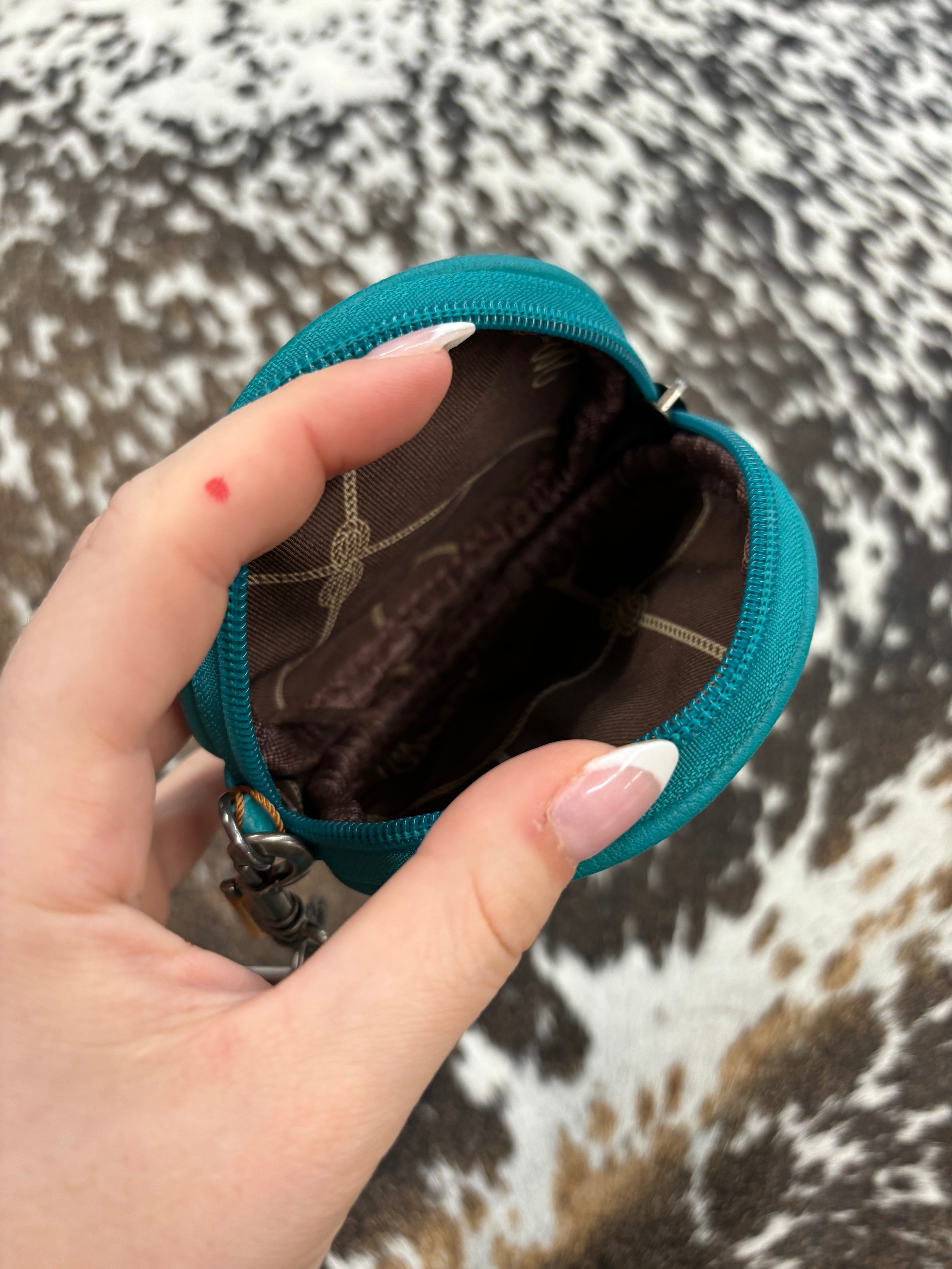 Wrangler Circular Coin Pouch "W" Logo Bag Charm (3 colors)