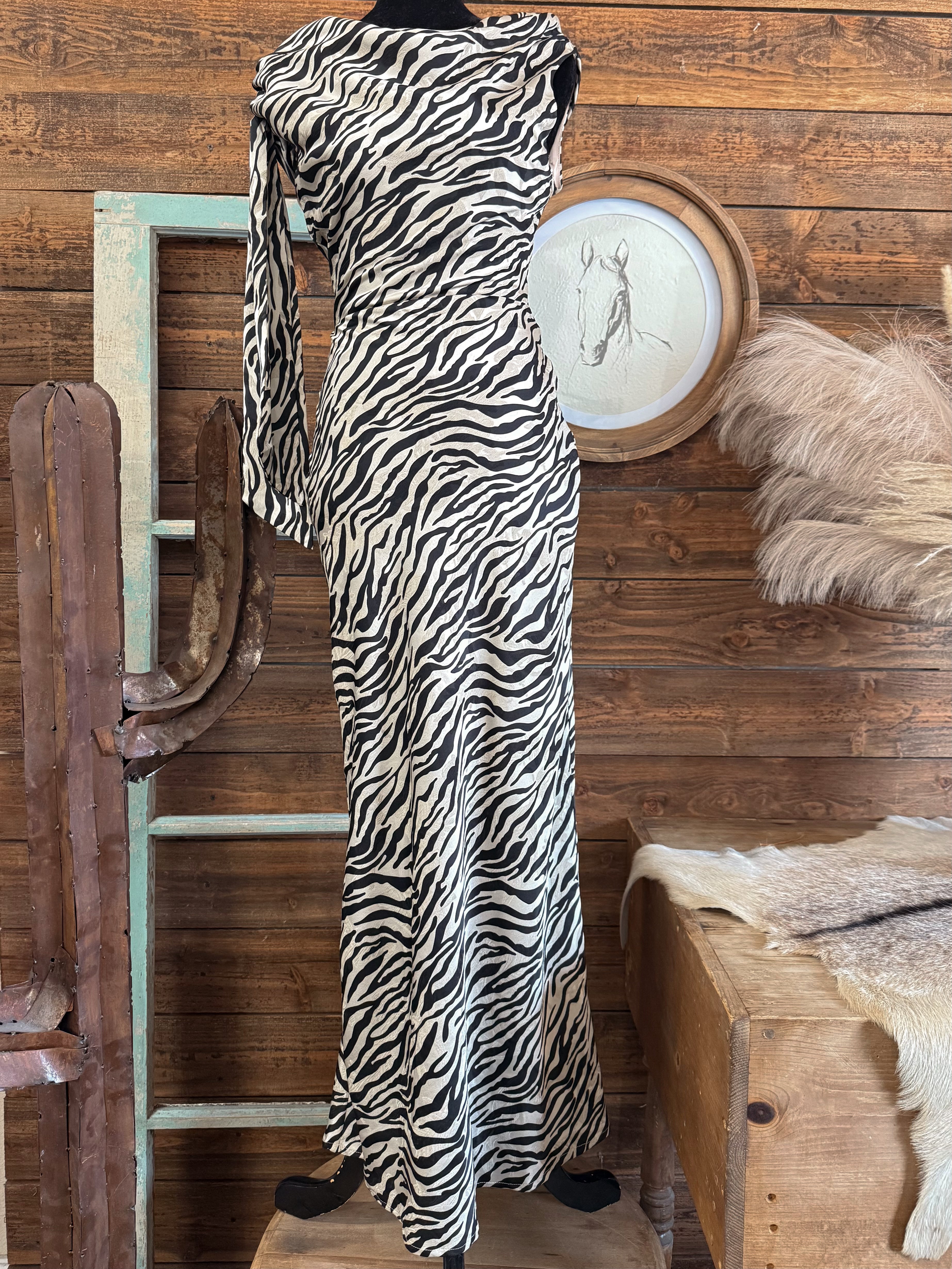 The Zonia Zebra Dress