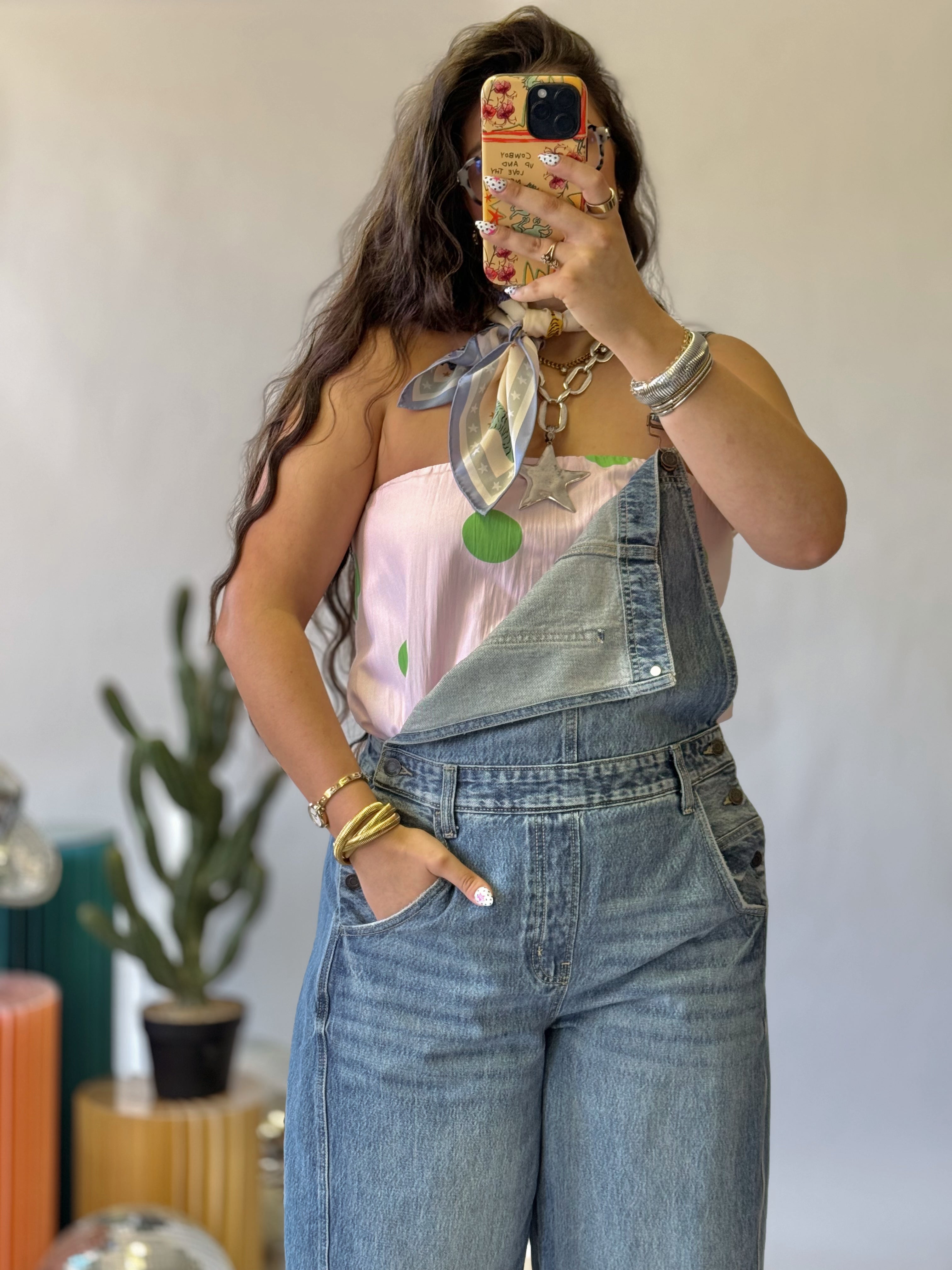 The Meadow Muse Barrel Overalls