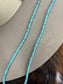 The 32" 4 mm Heishi Turquoise Necklace