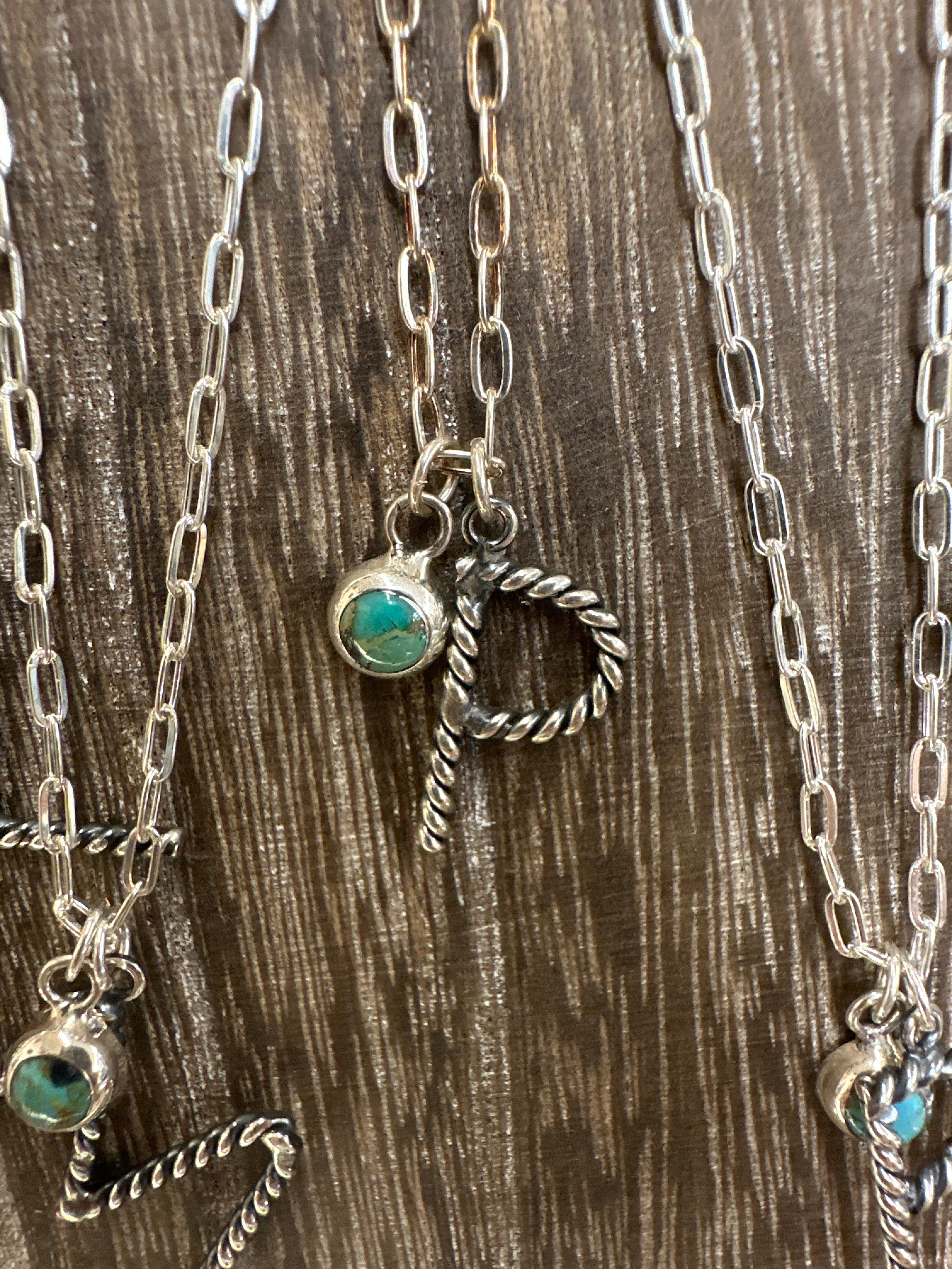 The Gone Ropin' Initial Necklace