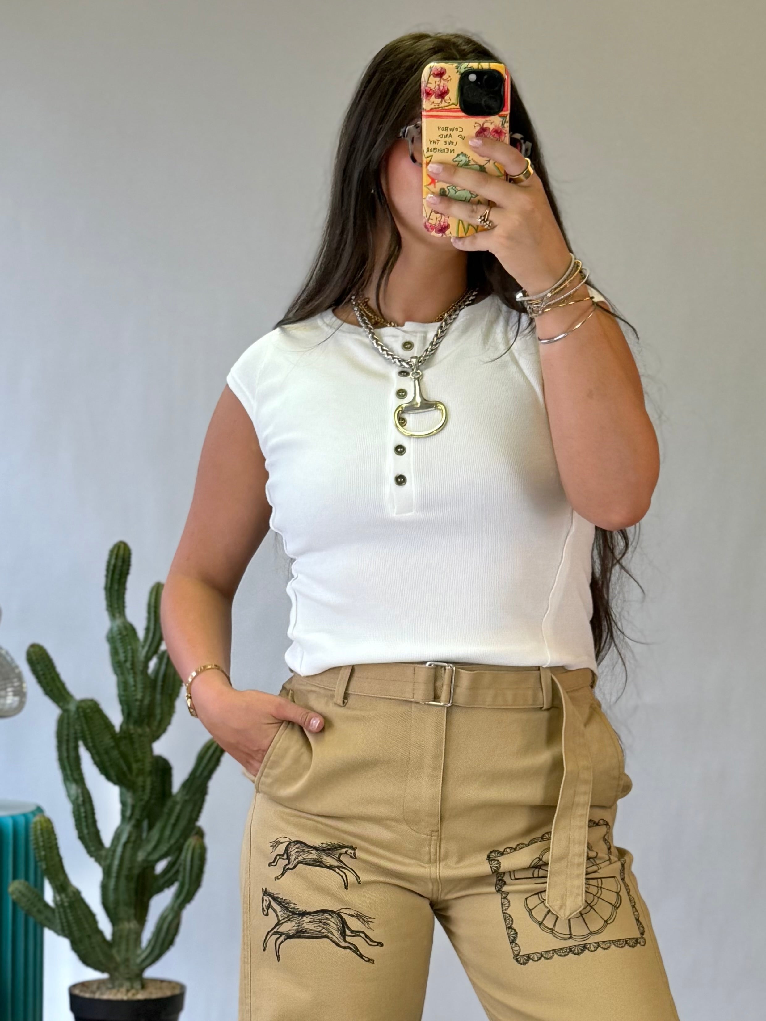 The Clean Slate Henley Top