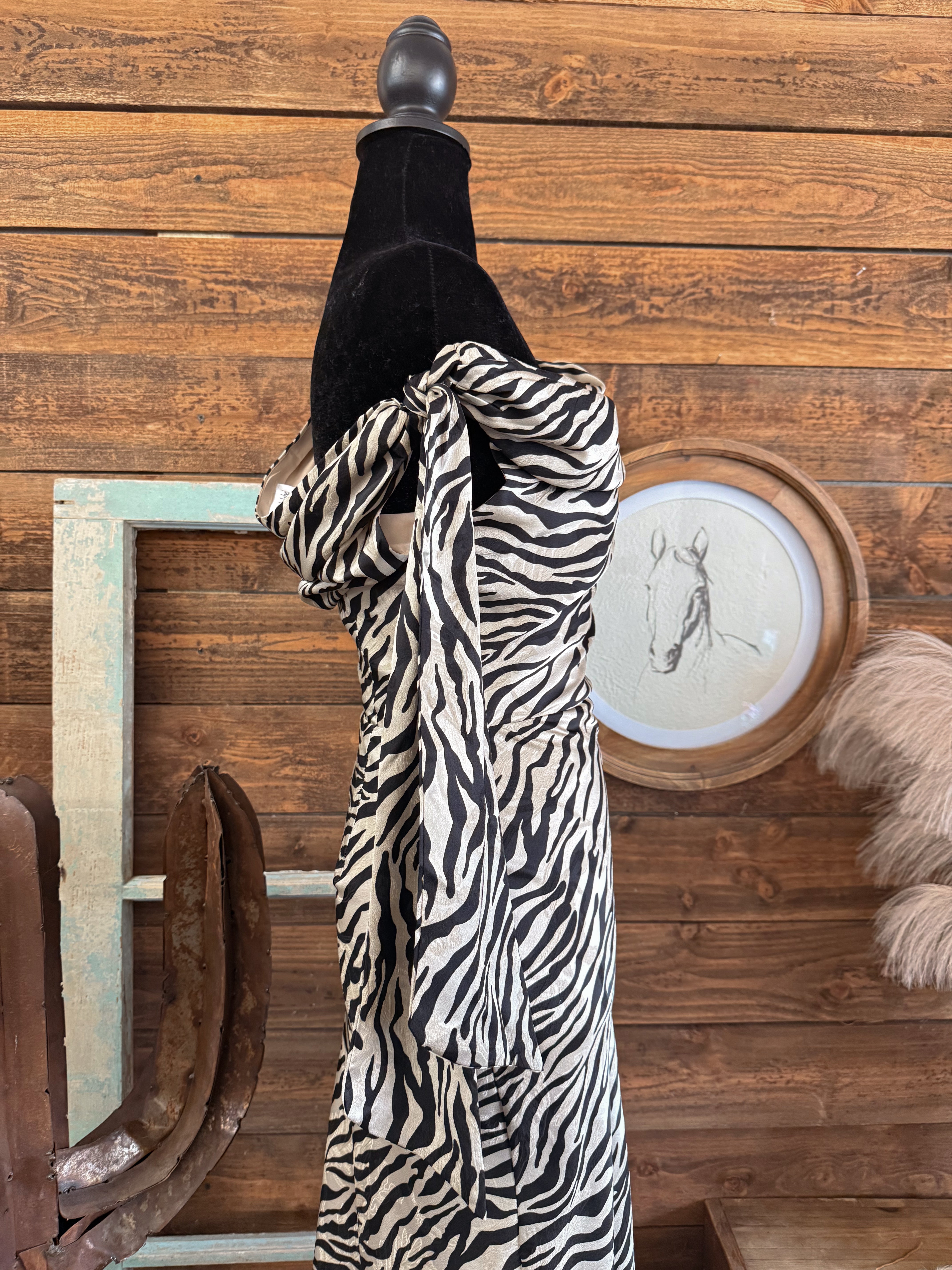 The Zonia Zebra Dress