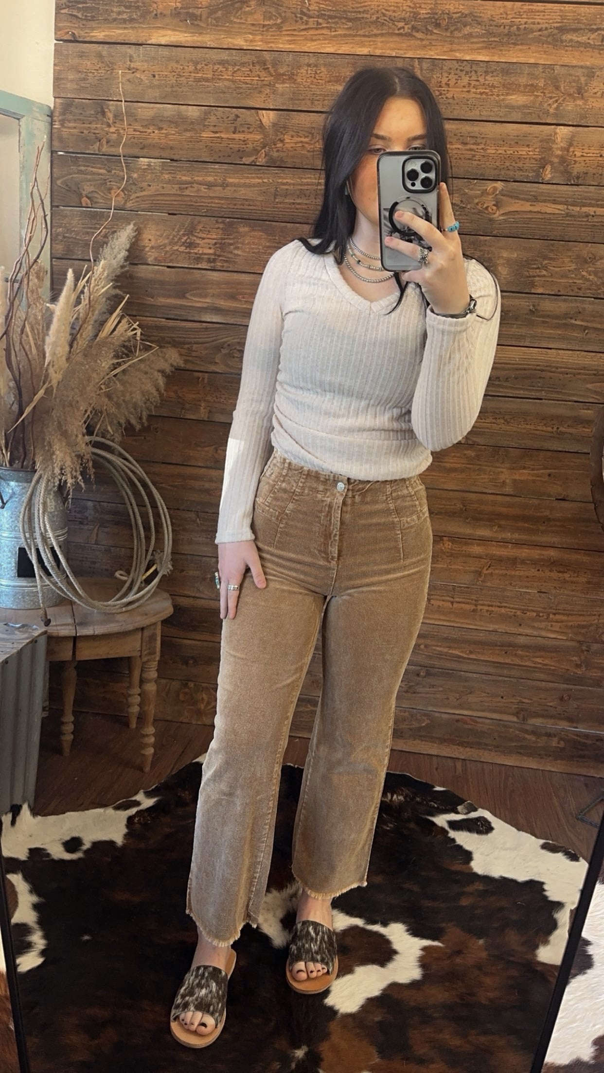 The Honey It’s Cold Corduroy Pants (2 Colors)