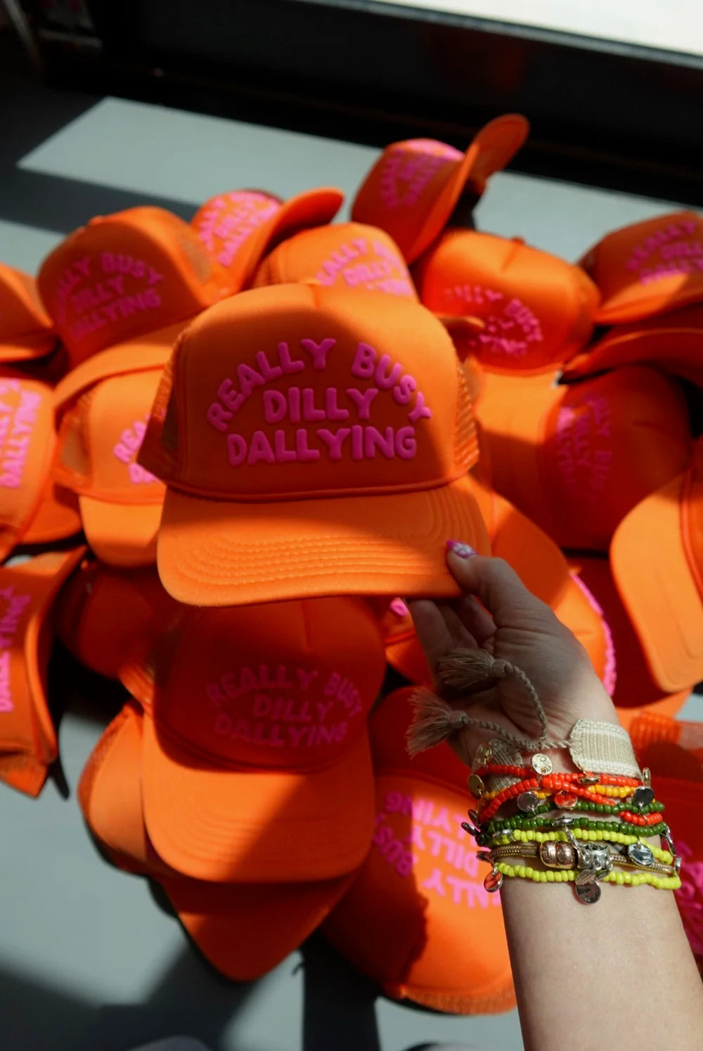The Dilly Dally Trucker Hat