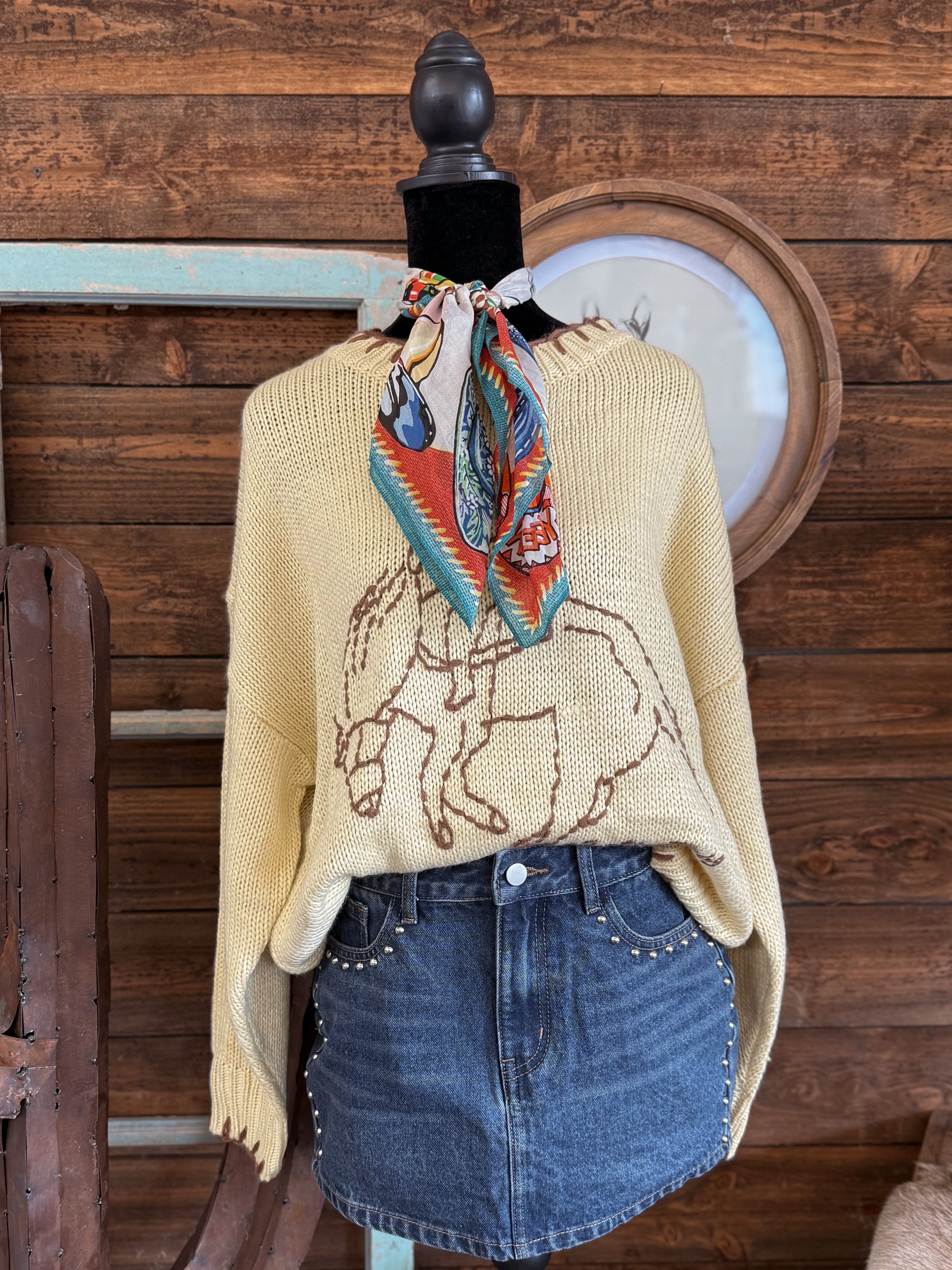 The Buckin Bronc Sweater