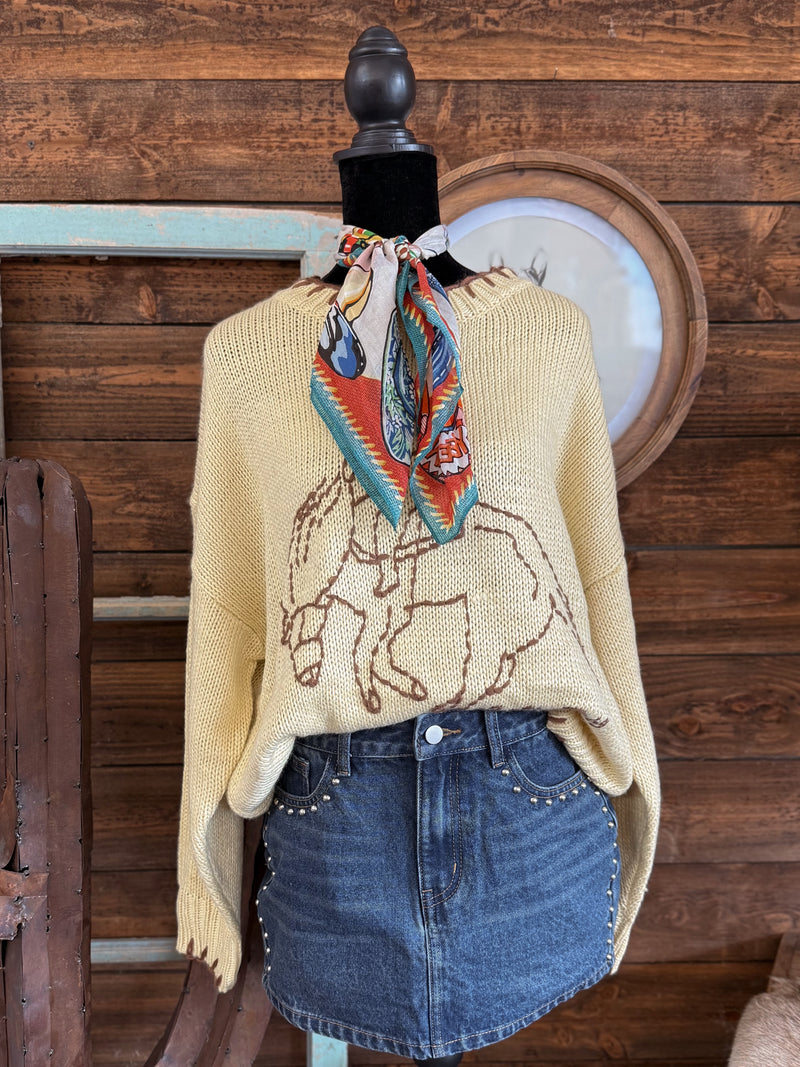 The Buckin Bronc Sweater