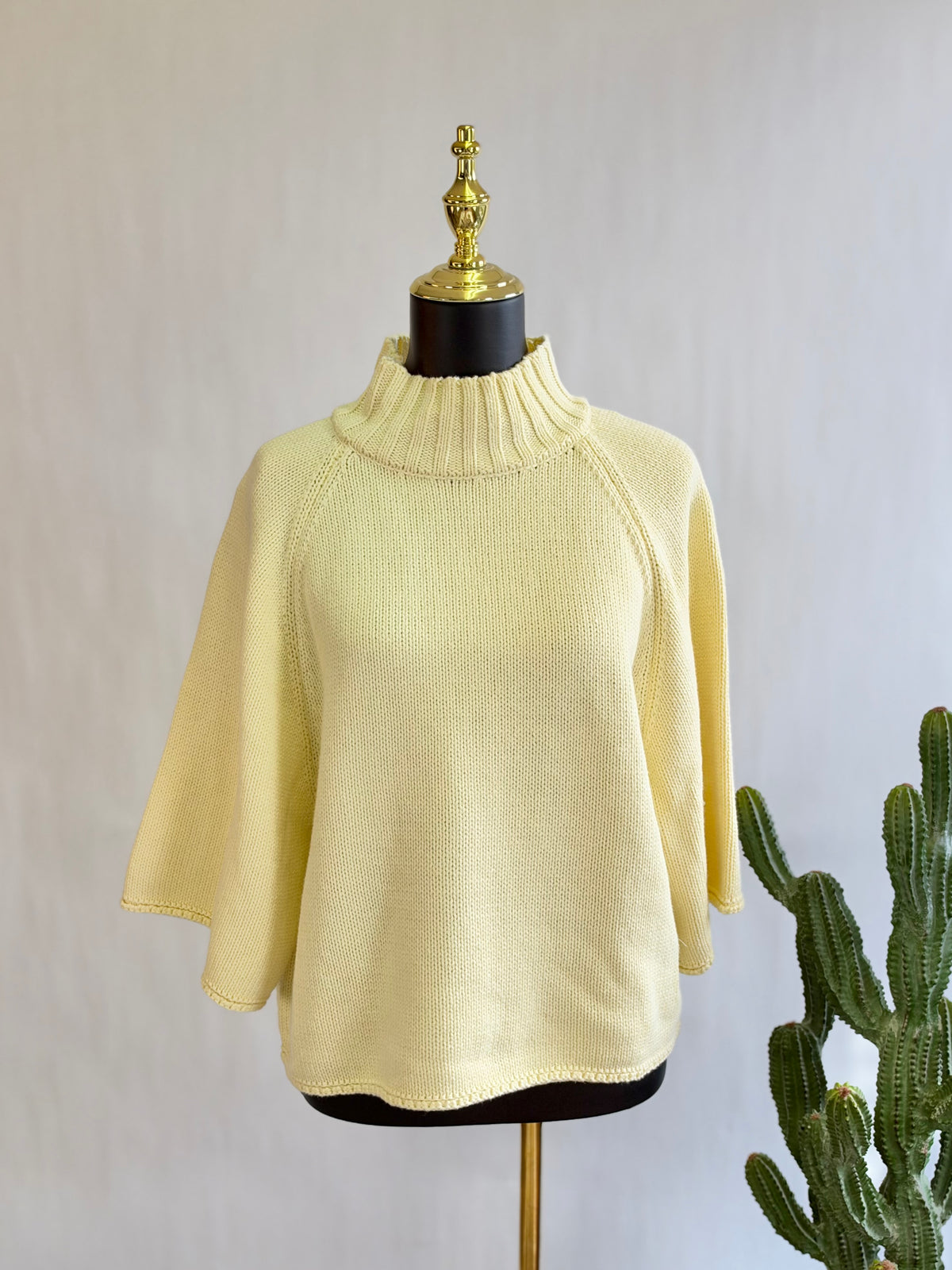 The Buttercup Mock Neck Sweater