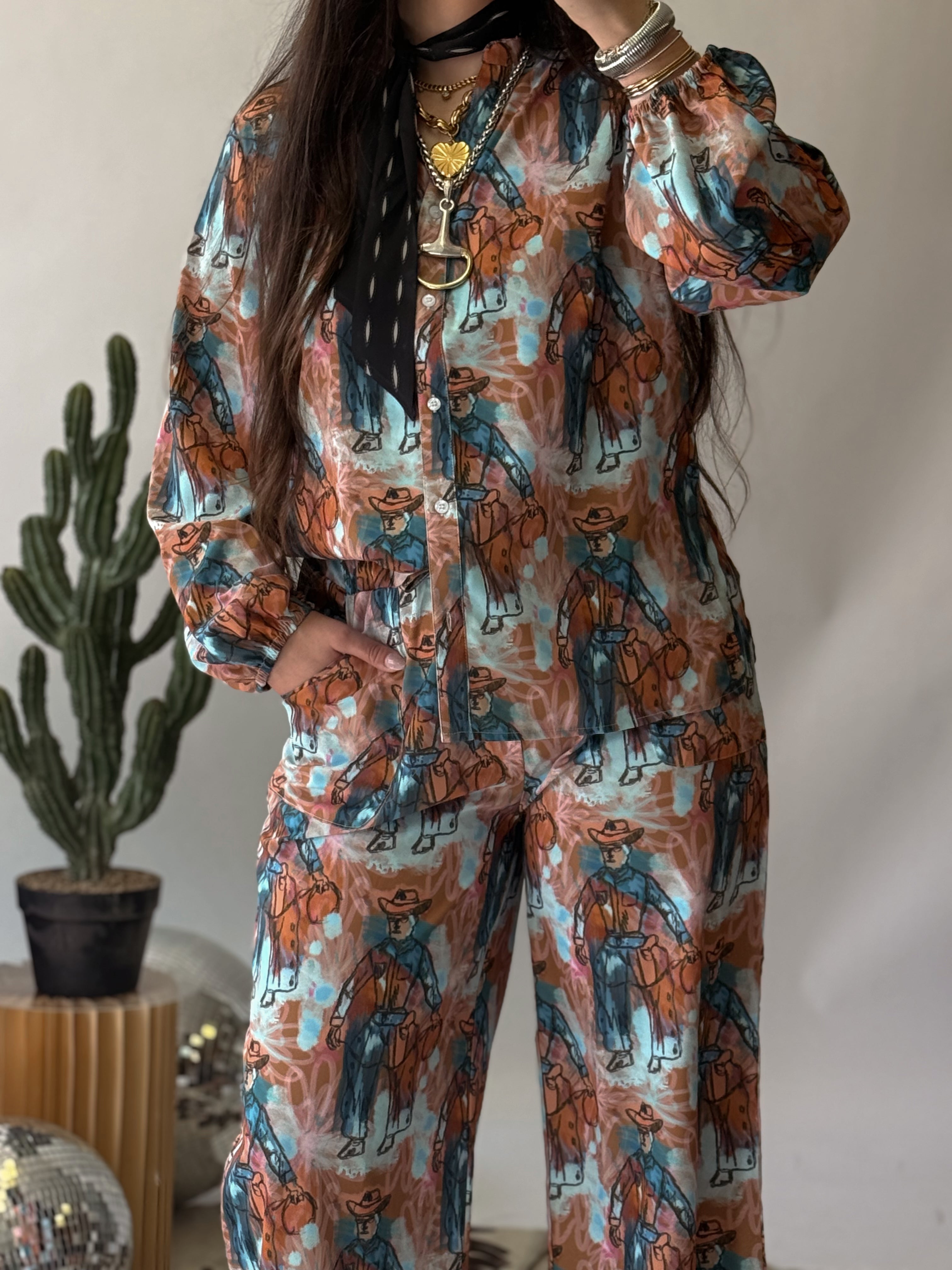 The Eclectic Cowboy Top