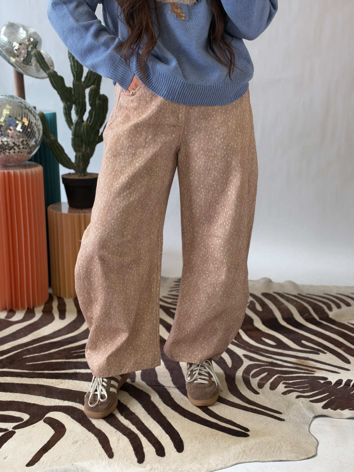 The Fawn & Free Barrel Jeans