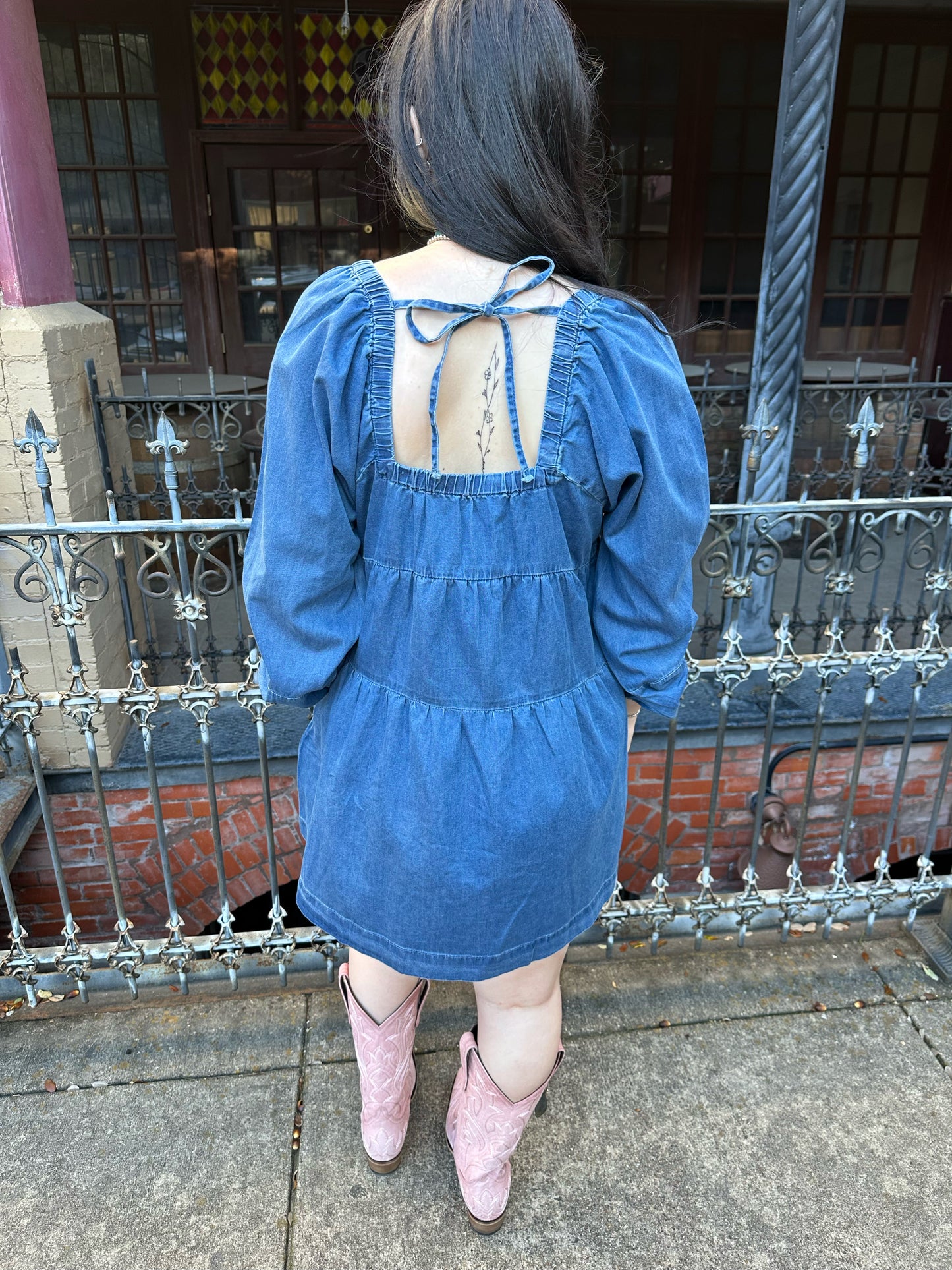 The Jack Frost Denim Dress