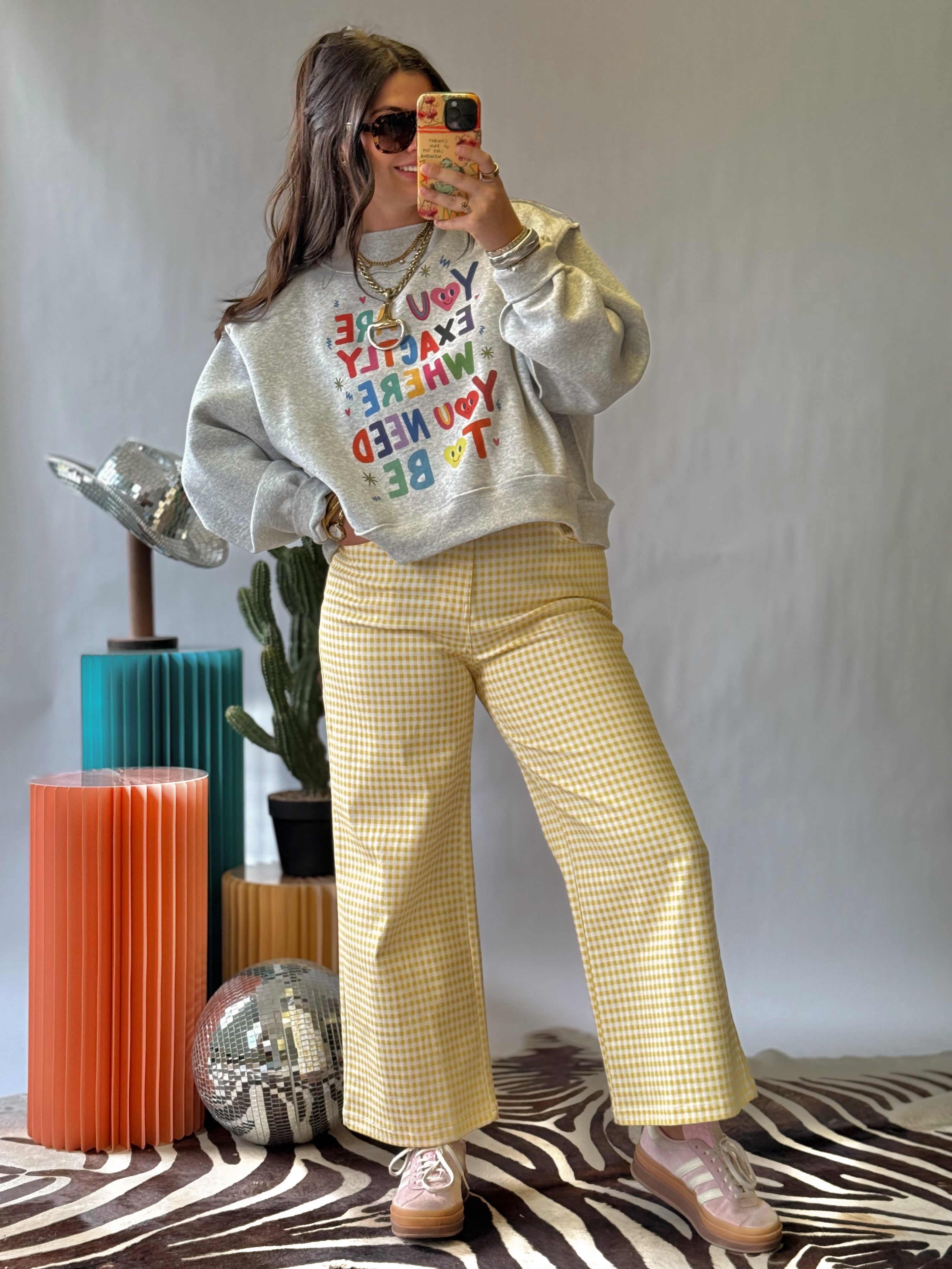 The Gingham & Gone Pants