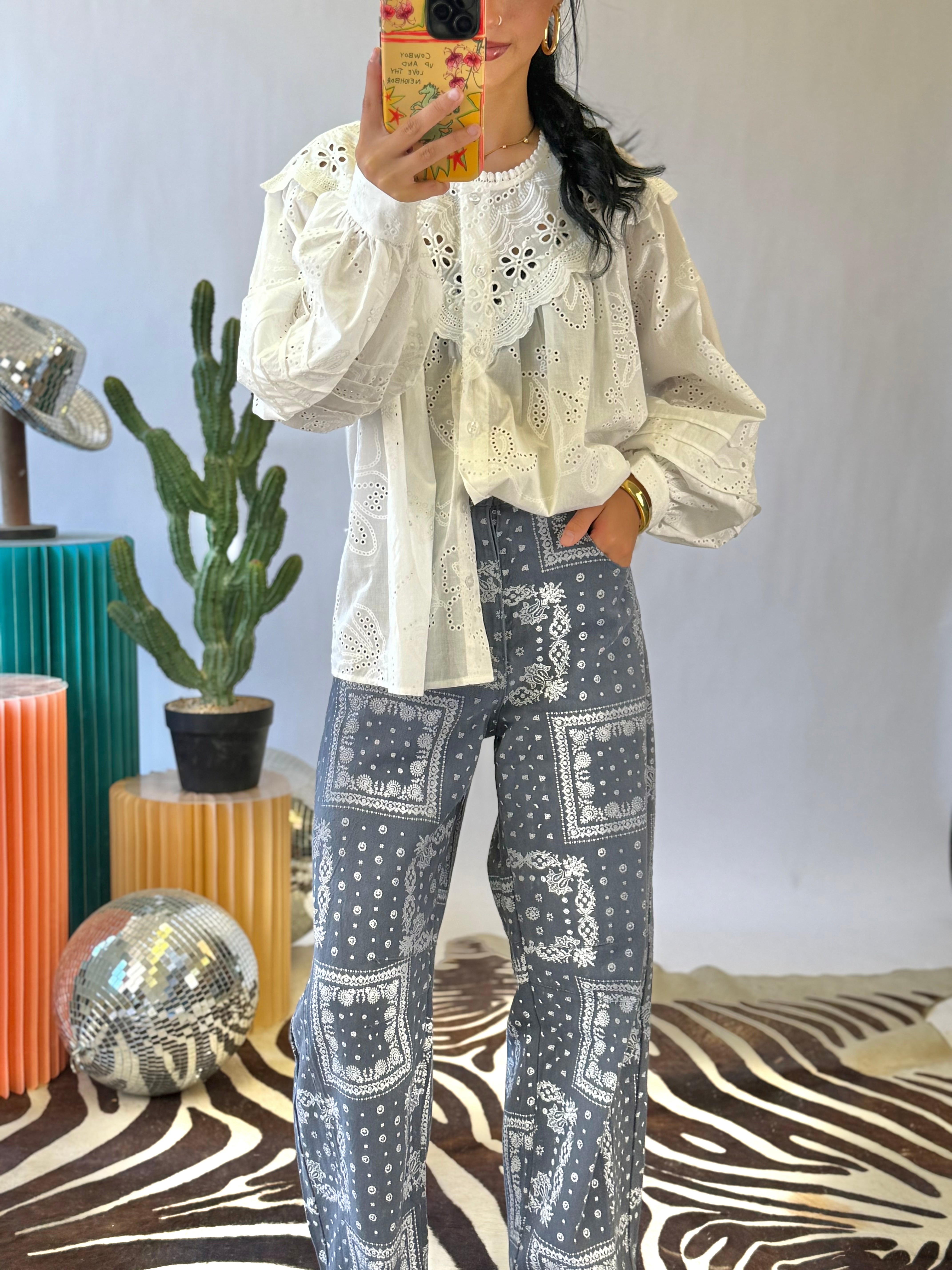 The Bandana Barrel Jeans