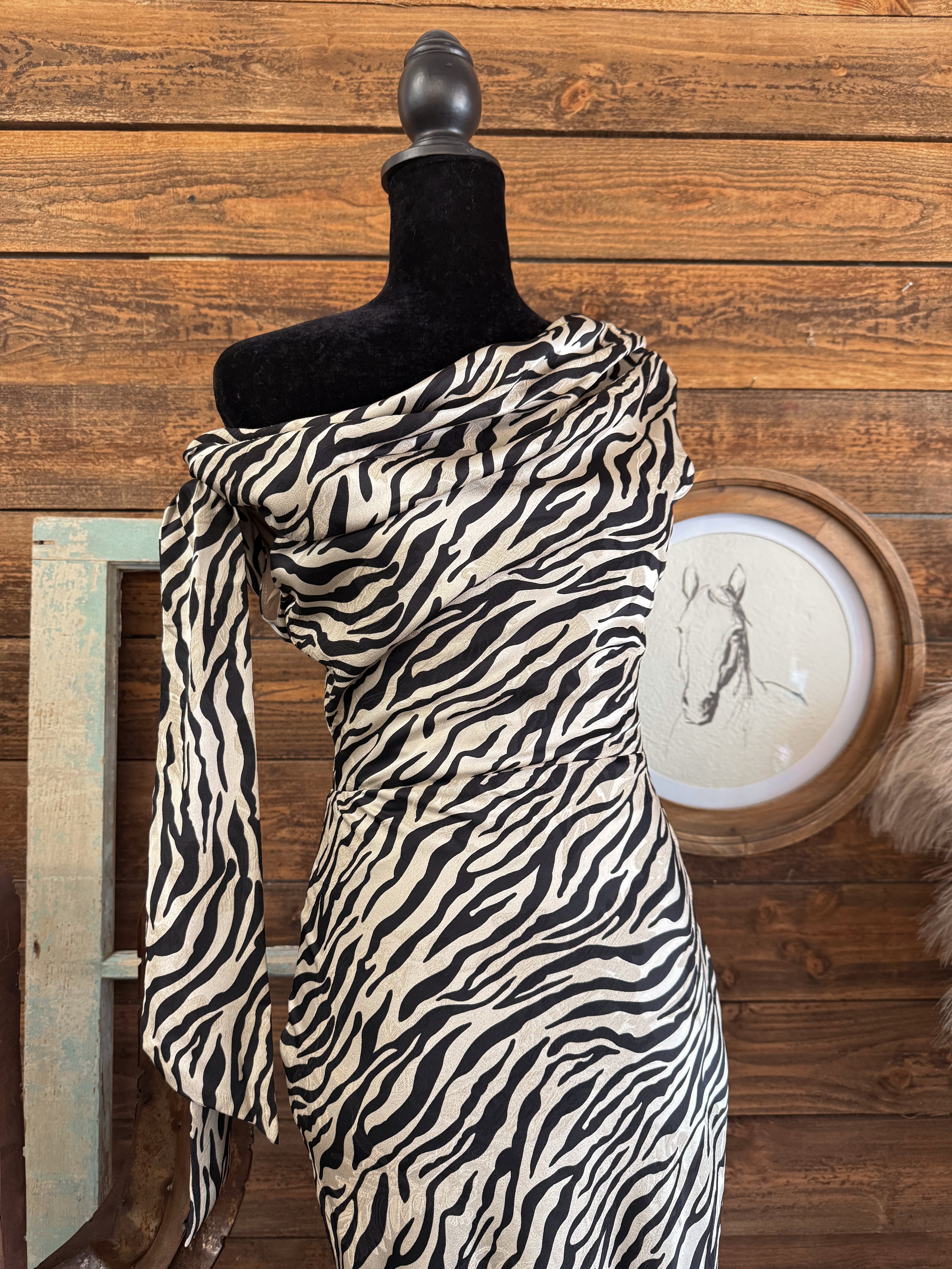 The Zonia Zebra Dress