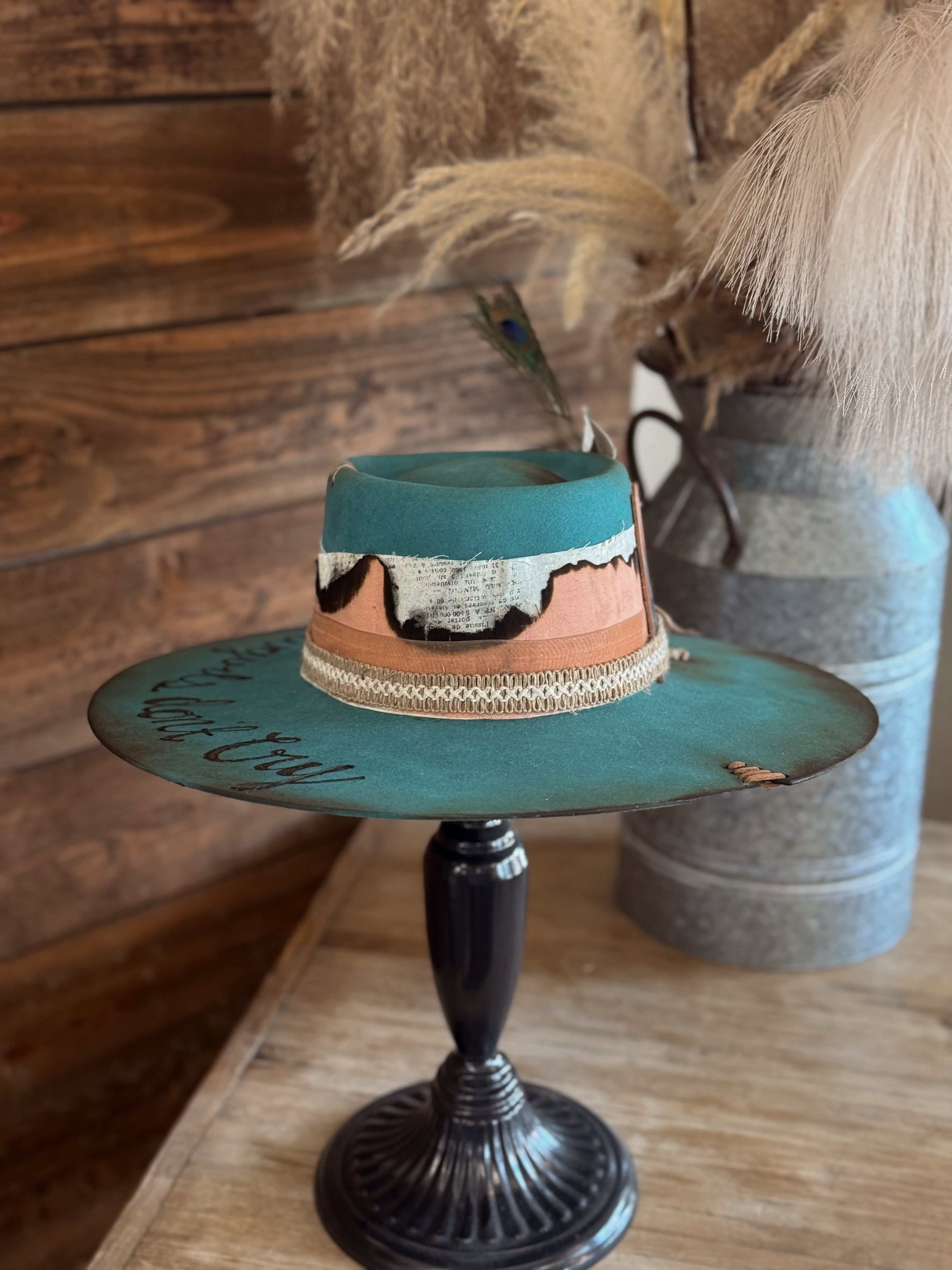 The Cowgirls Dont Cry Custom Hat