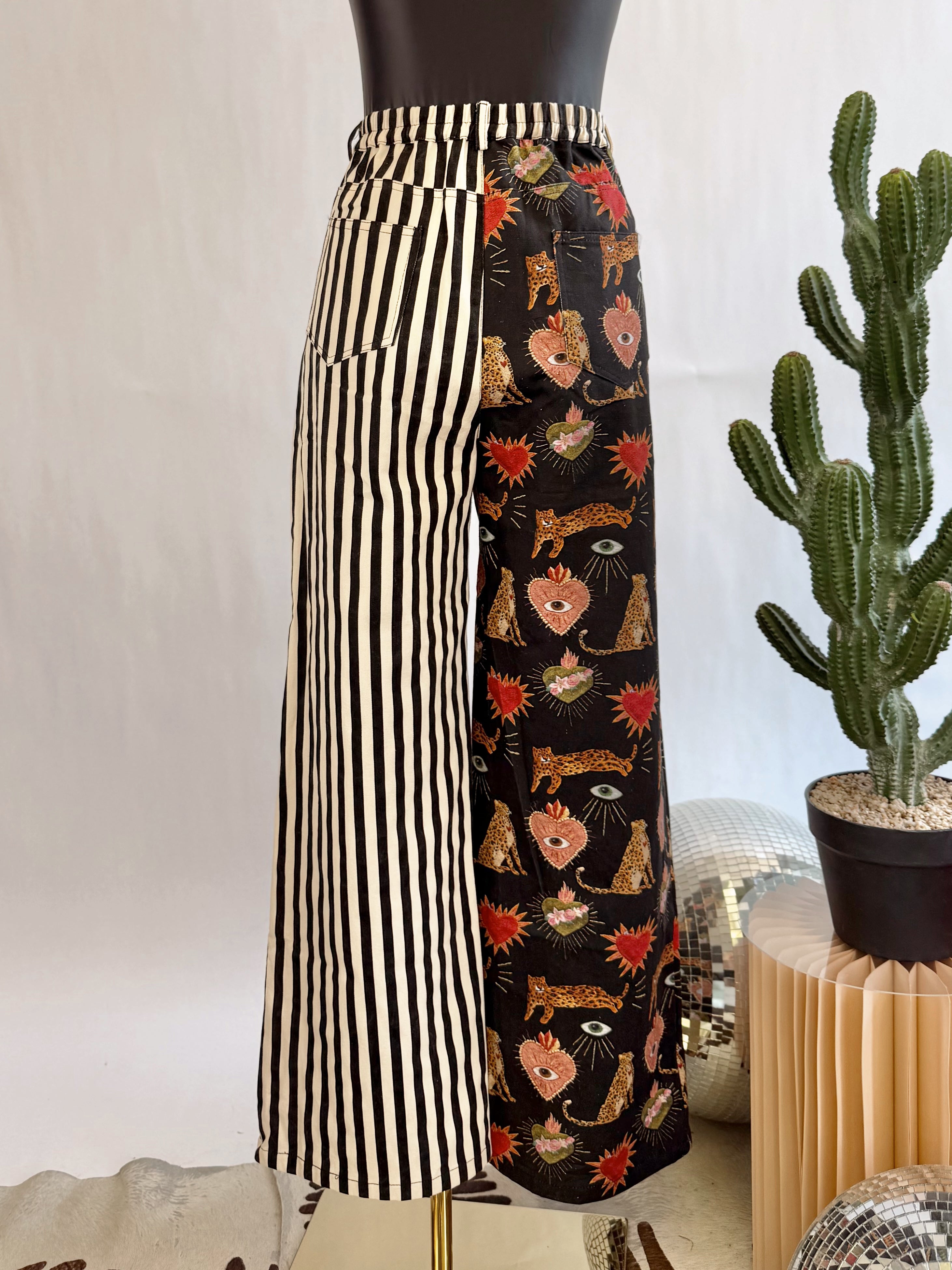 The Electric Desert Mixed Media Pants