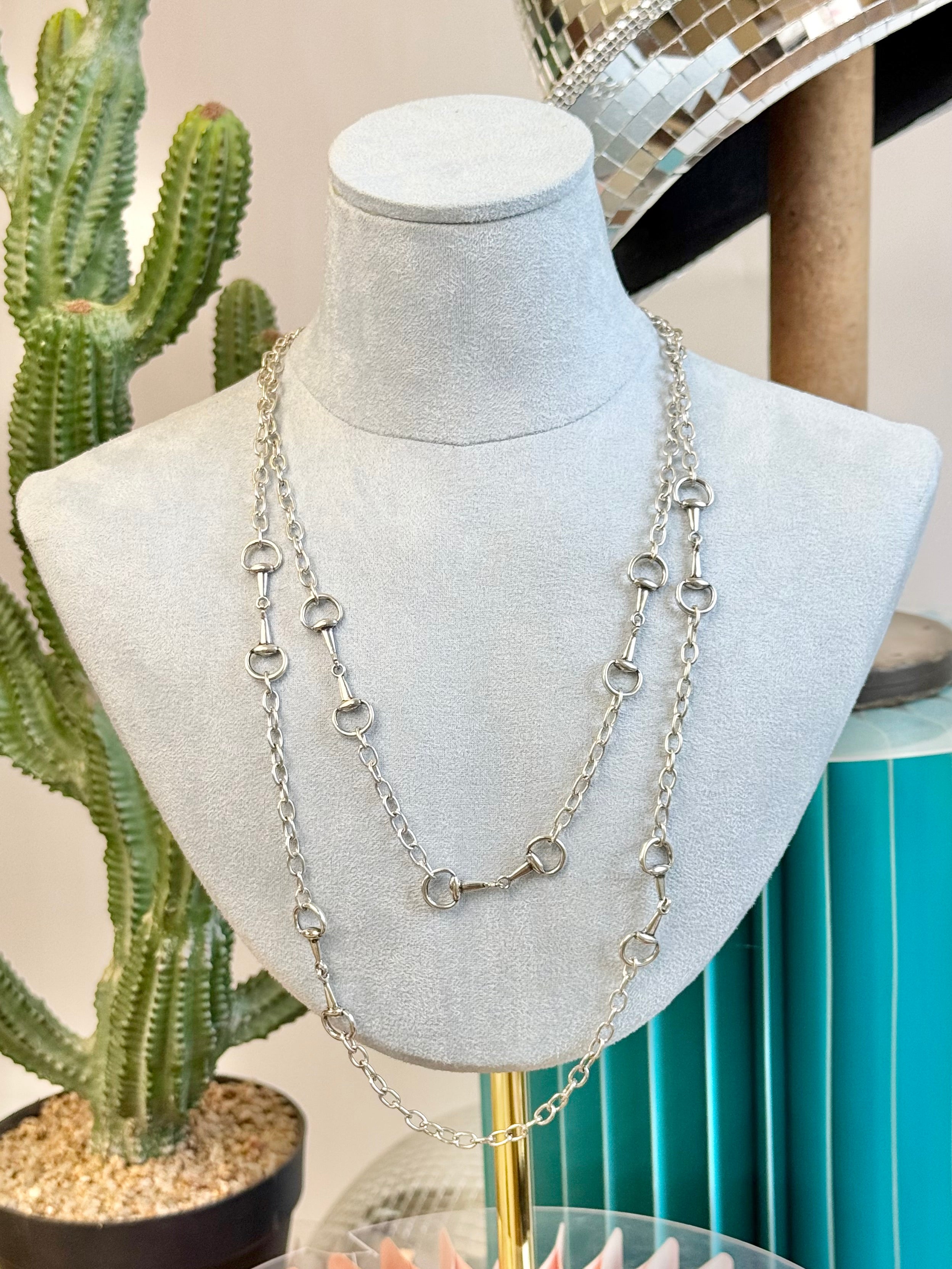They Snaffle Bit Chain Necklace