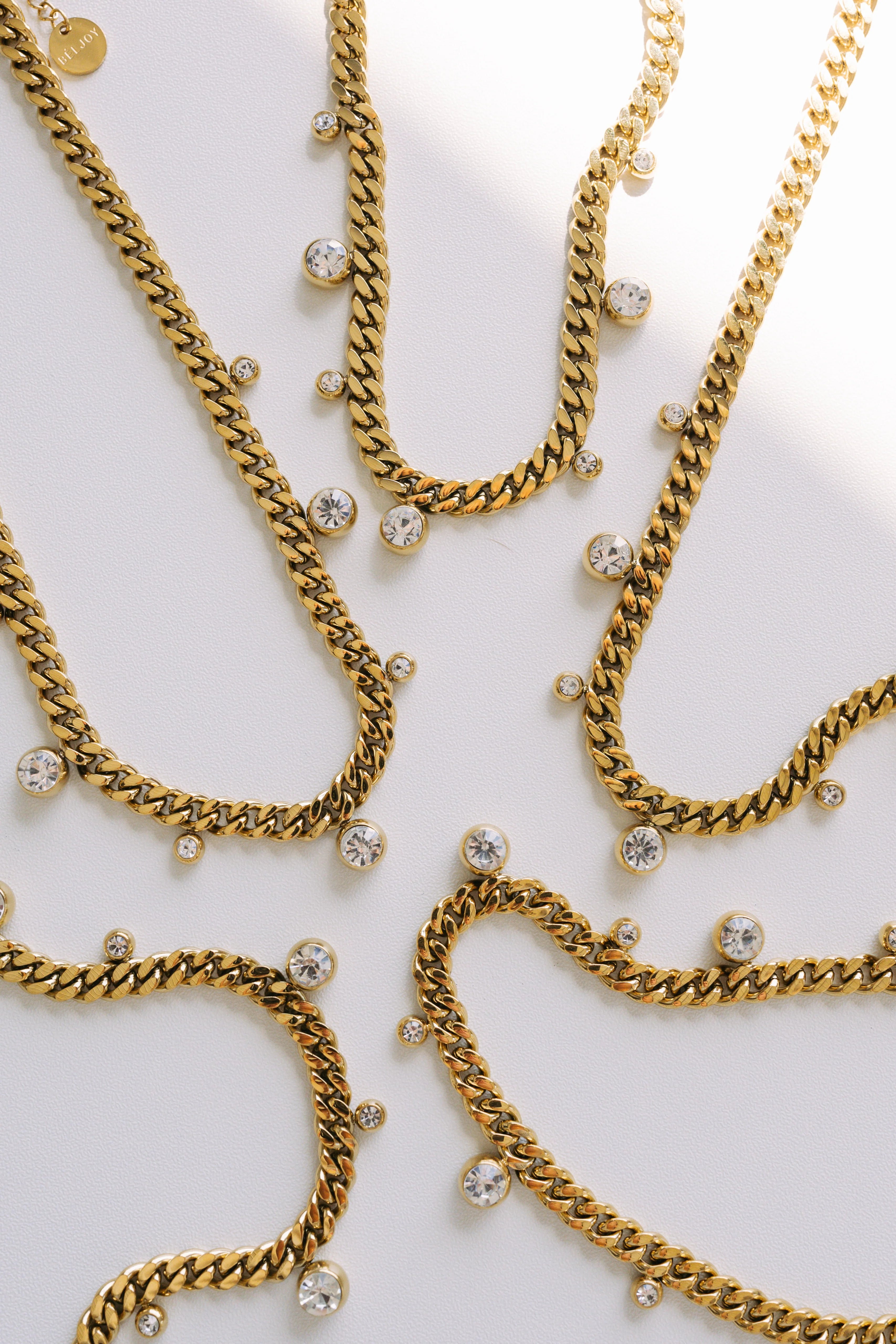 The Chloe Crystal Cuban Chain Necklace