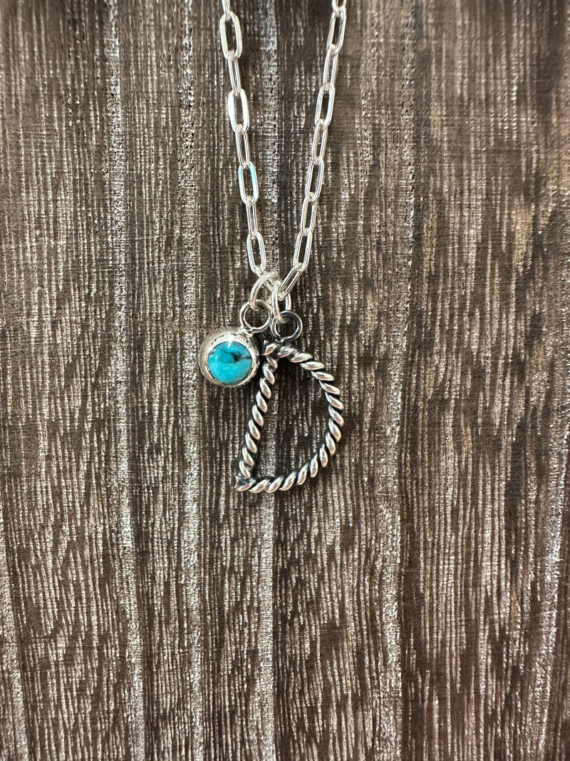 The Gone Ropin' Initial Necklace