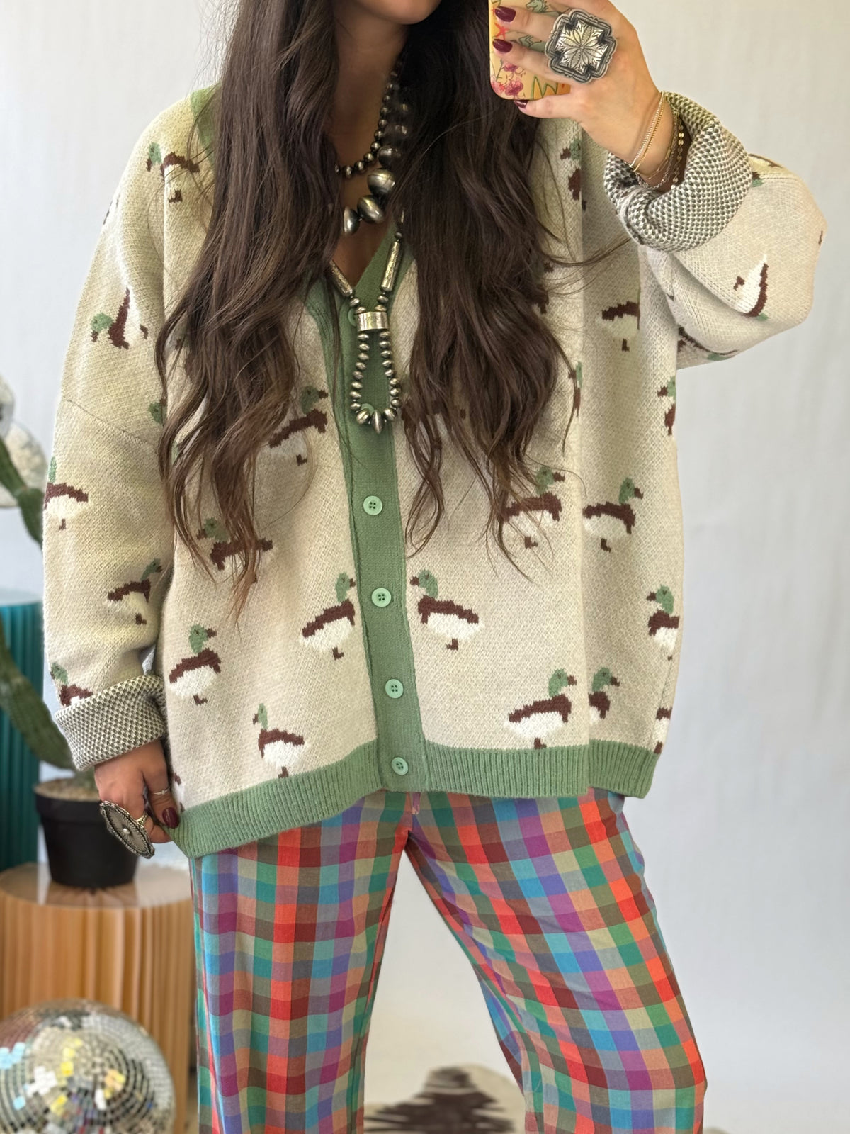 The Meadow Mallard Knit Cardigan