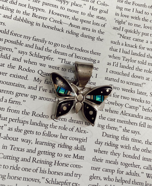 The Navajo Butterfly Galaxy Pendant