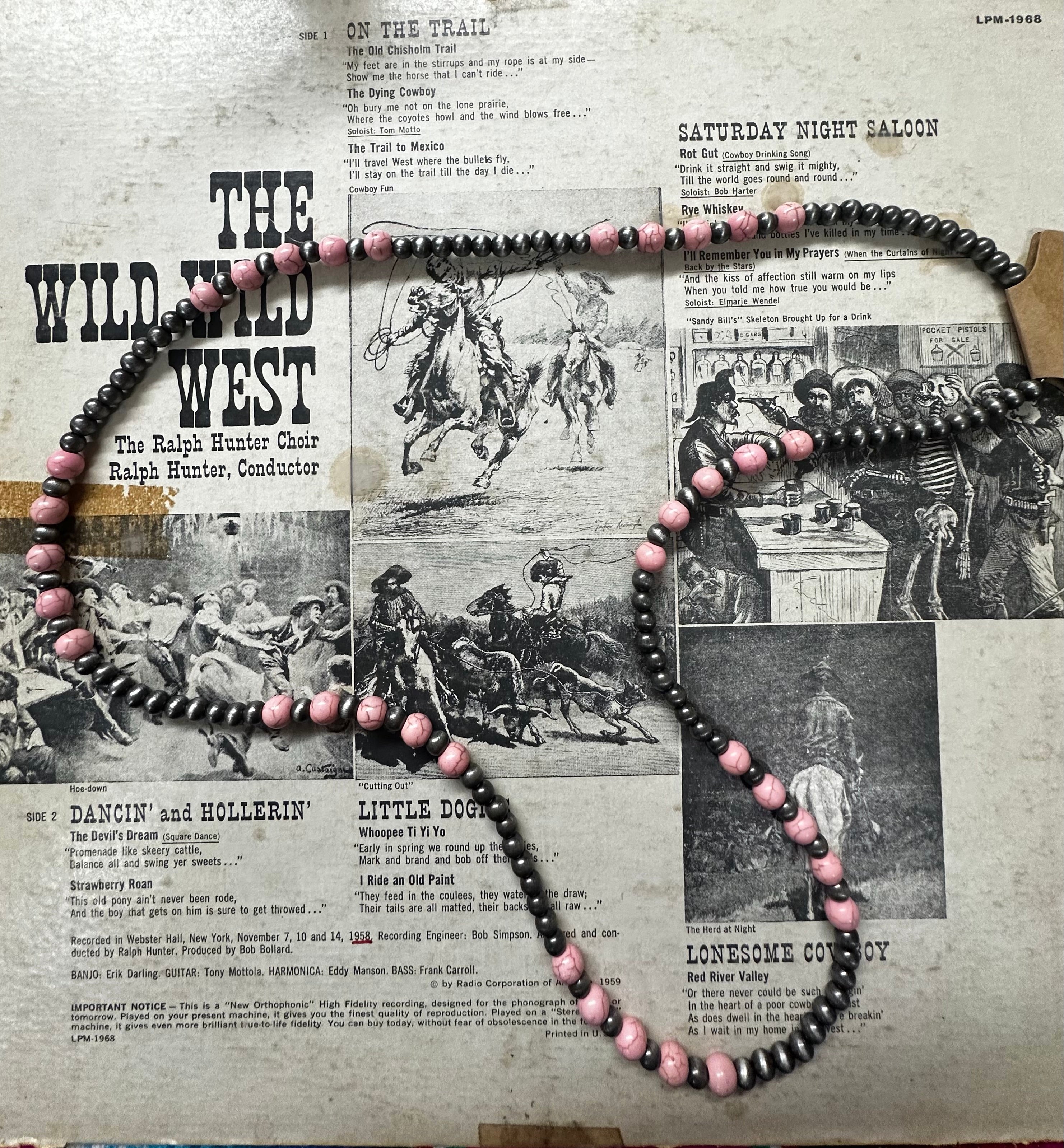 The 16" Faux Navajo Pearl Necklace (2 colors)