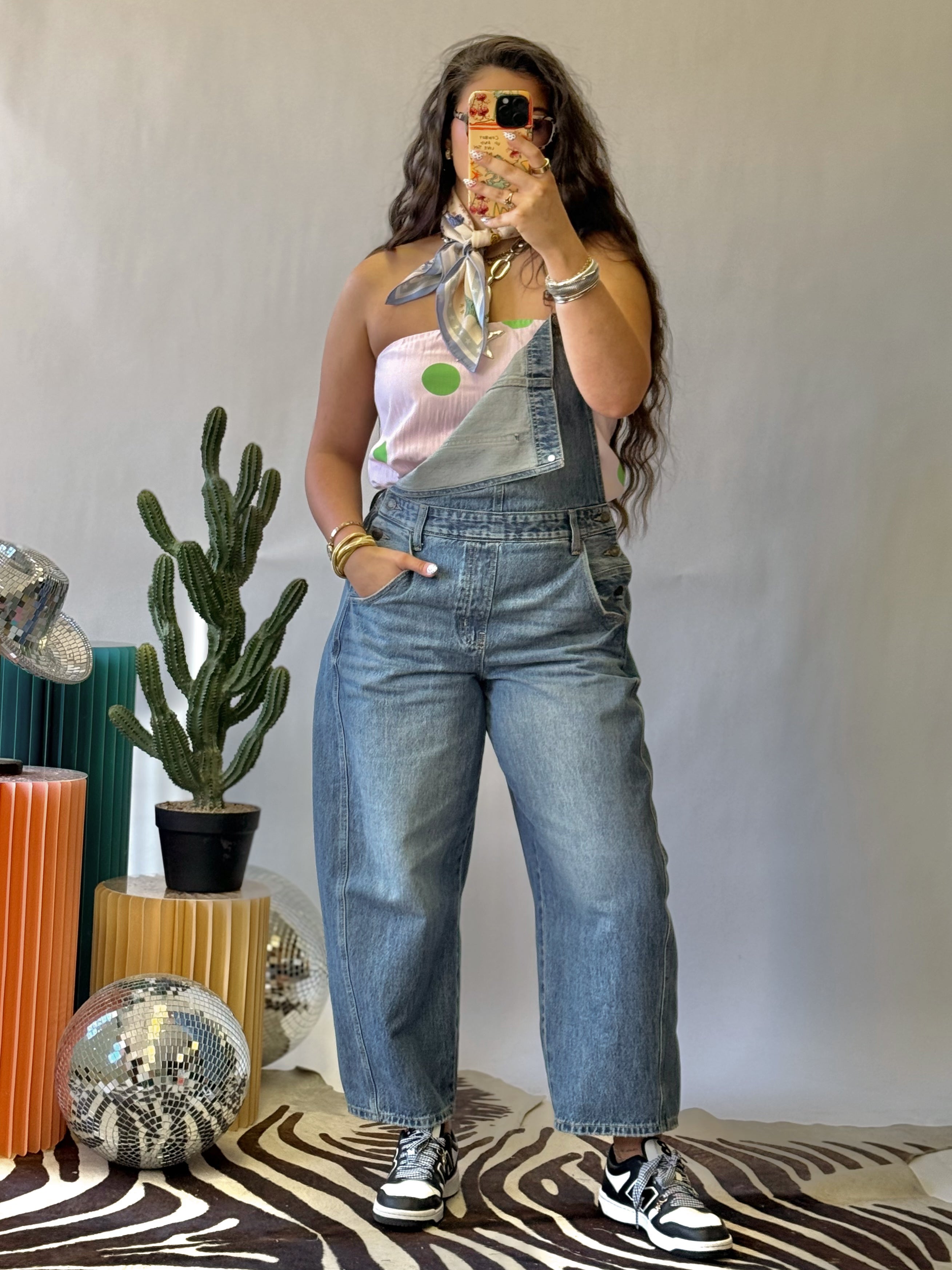 The Meadow Muse Barrel Overalls