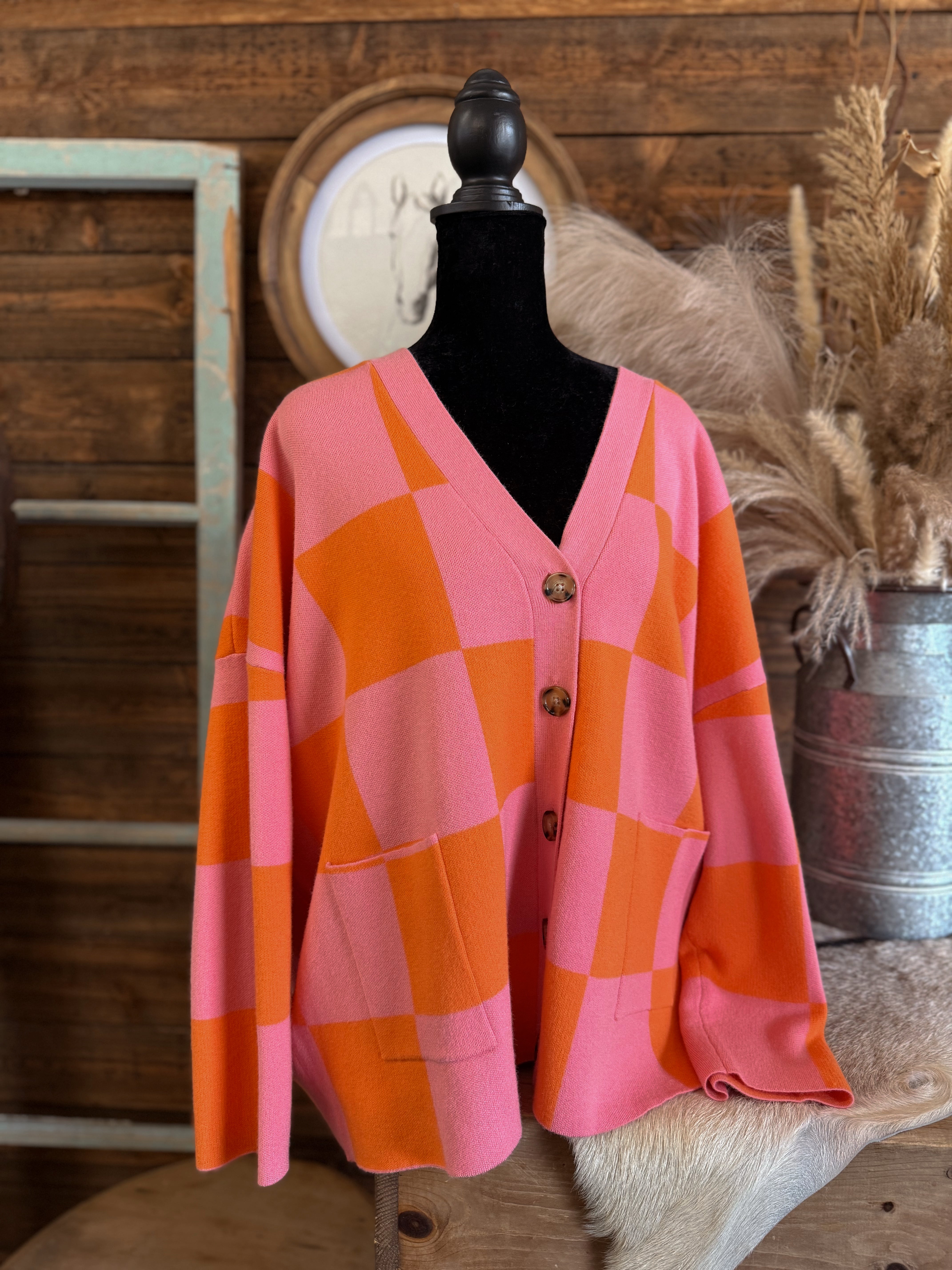 The Checkmate Cardigan