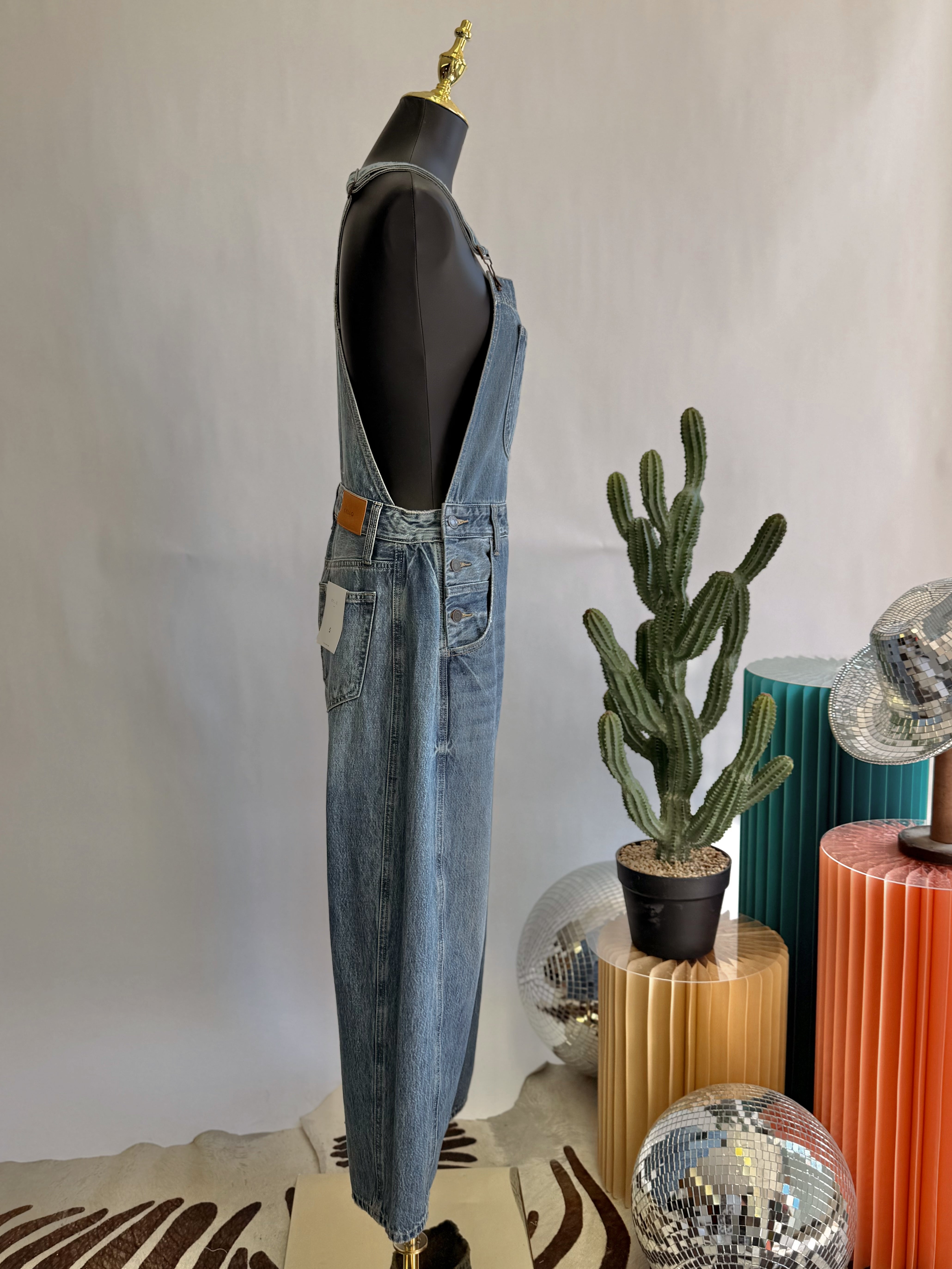 The Meadow Muse Barrel Overalls