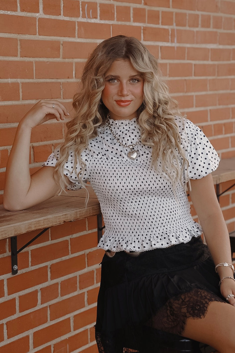 The Naughty or Nice Lace Mini Skirt
