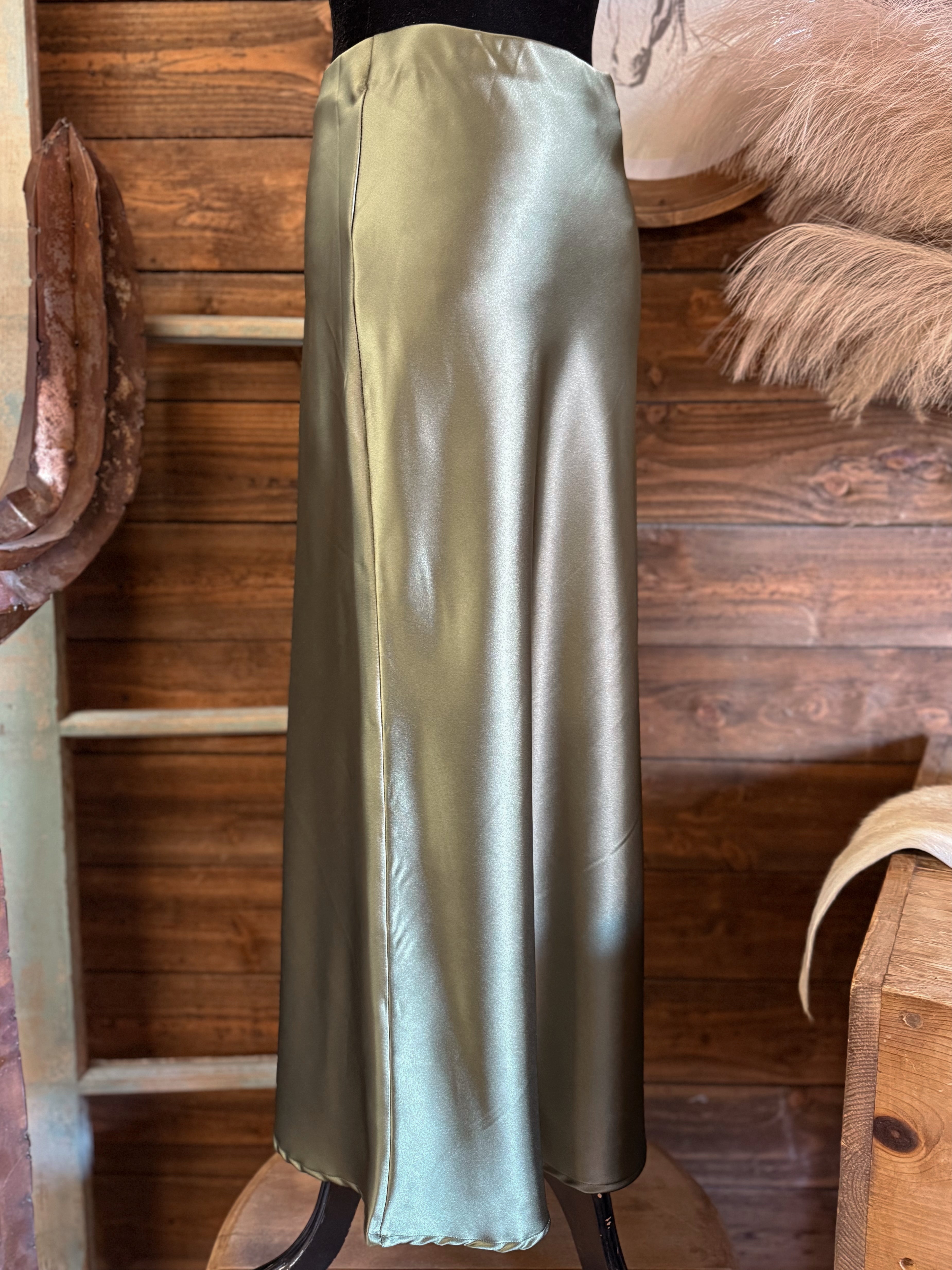 The Ollina Satin Skirt