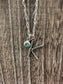 The Gone Ropin' Initial Necklace