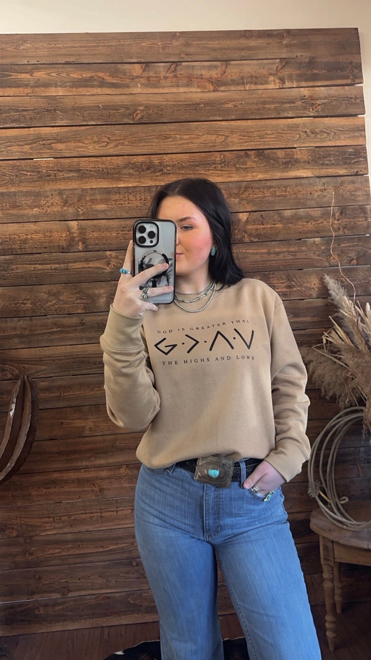 The God is Greater Graphic Sweatshirt