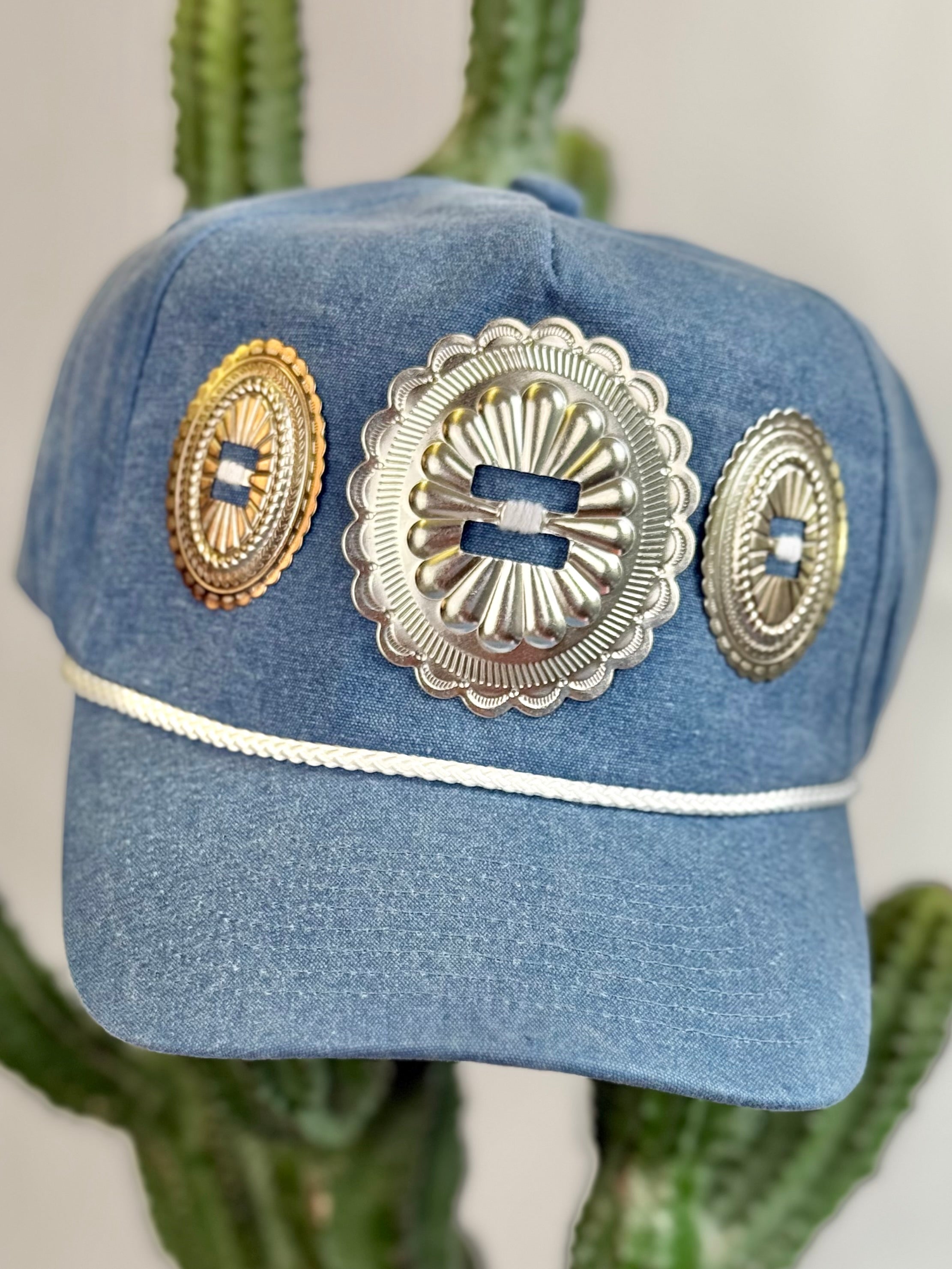 The Triple Threat Concho Trucker Hat