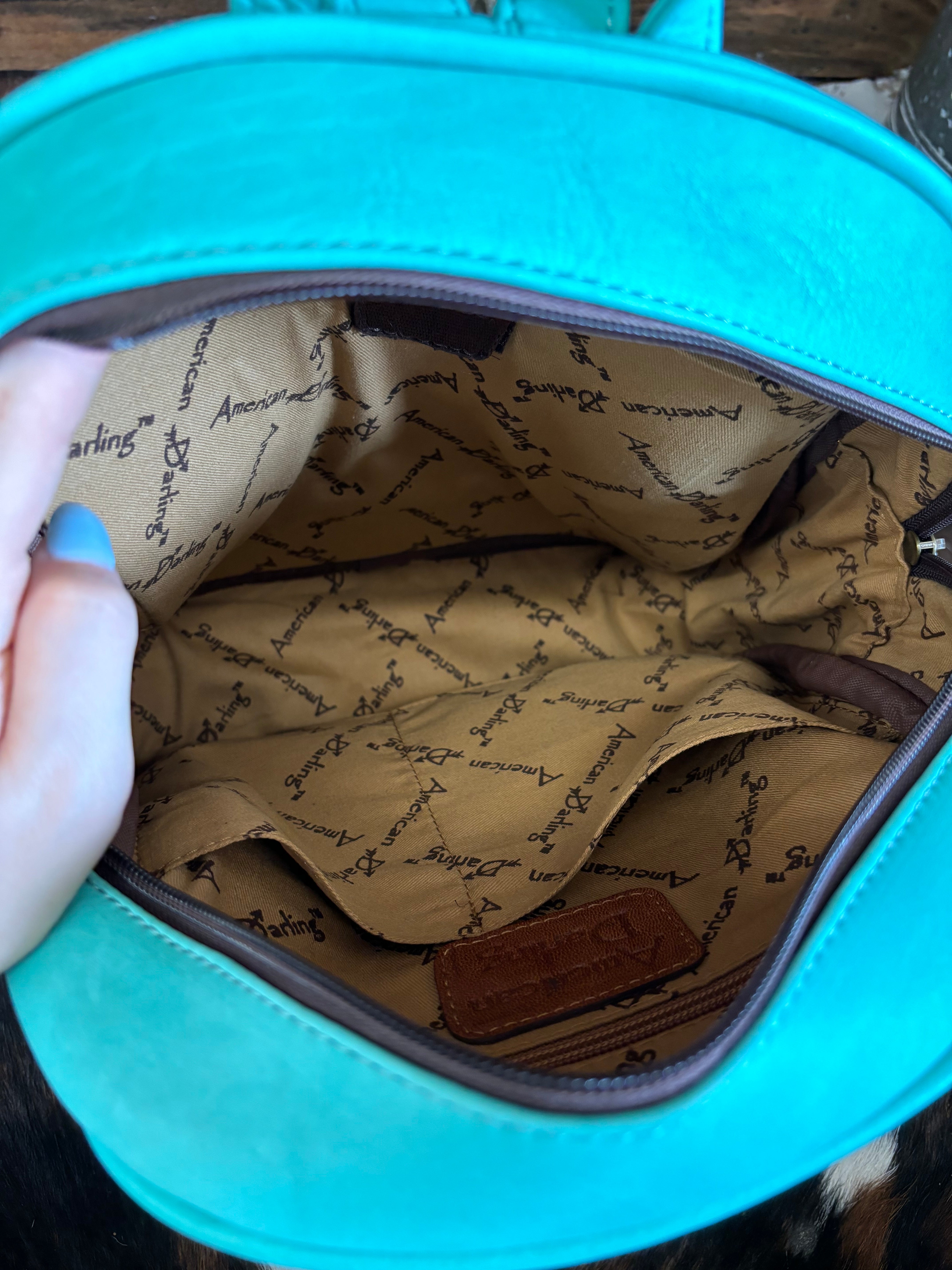 The Sedona Tooled Leather Backpack