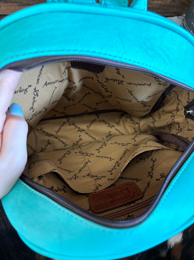 The Sedona Tooled Leather Backpack